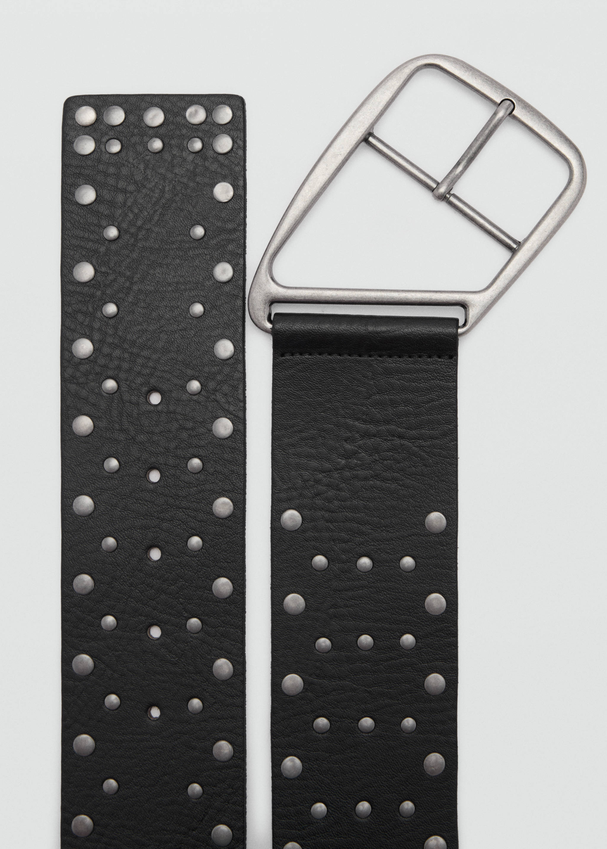 Stud leather belt - Details of the article 1
