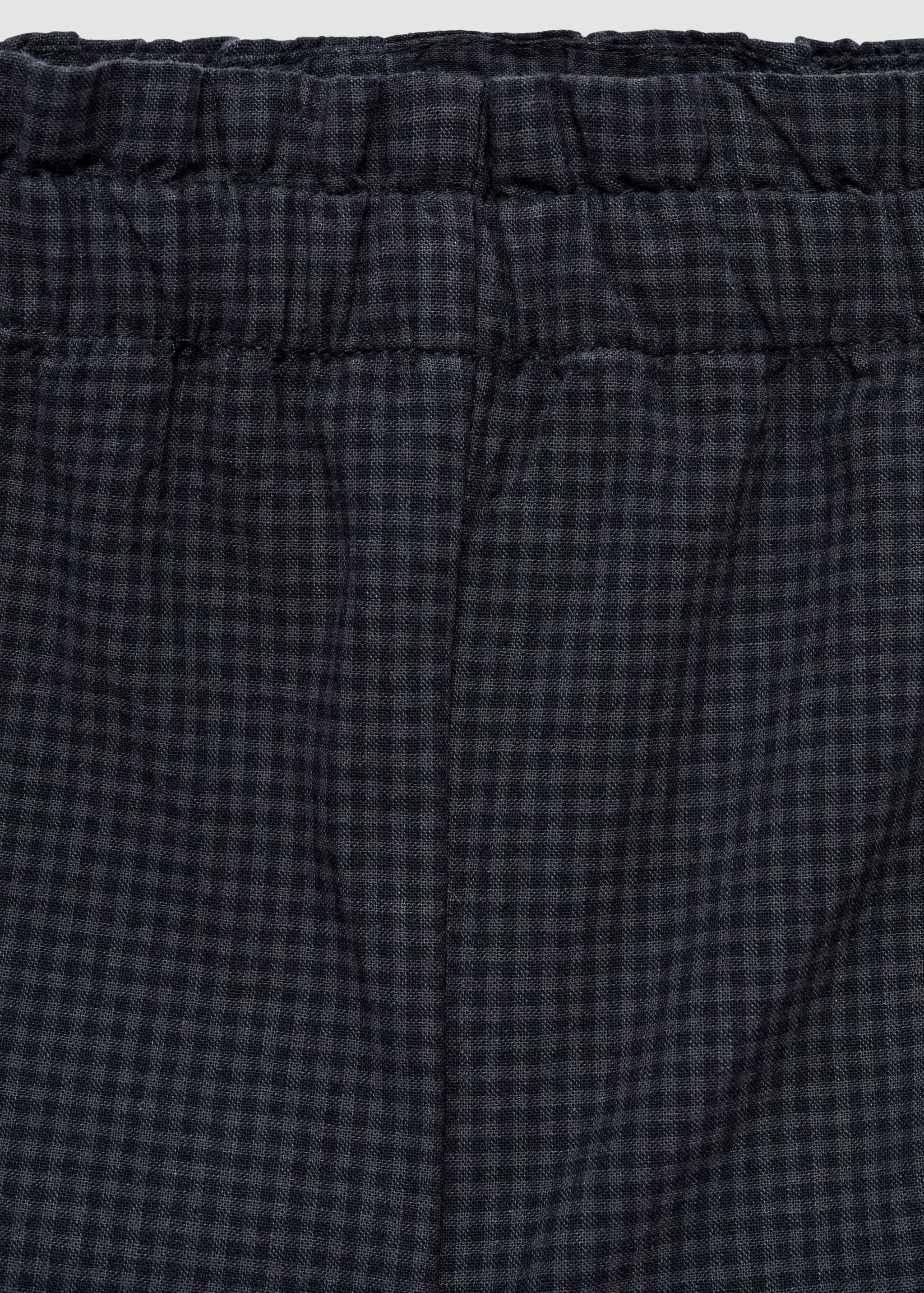 Straight checked trousers - Details of the article 8