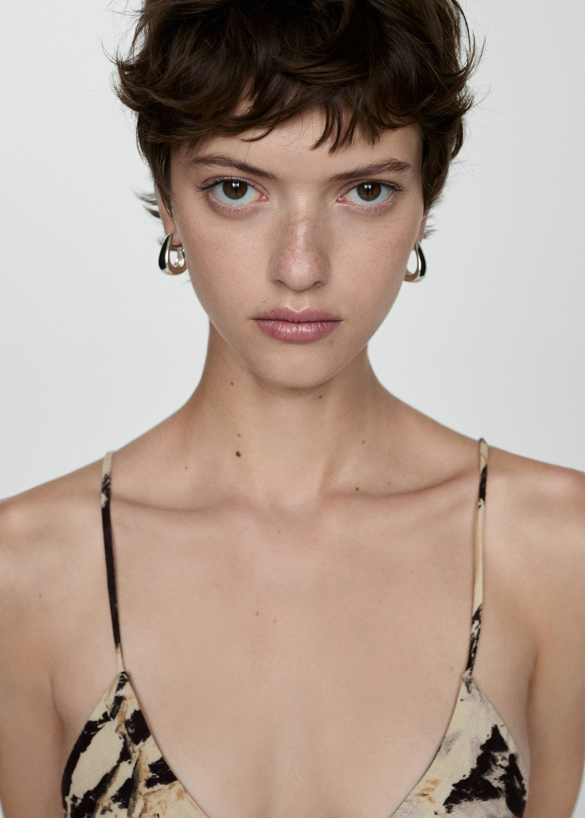 Vestido largo animal print - Detalle del artículo 1