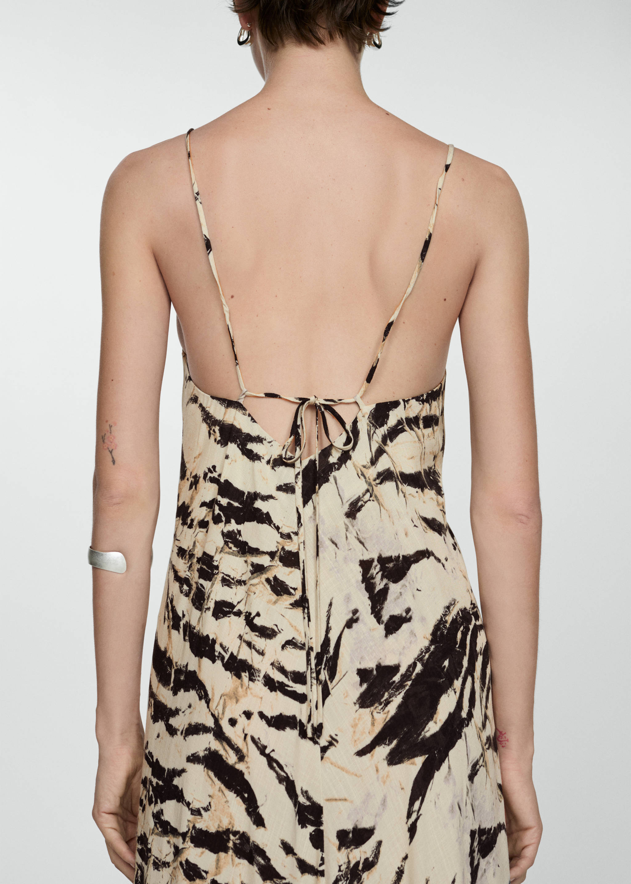Vestido largo animal print - Detalle del artículo 6