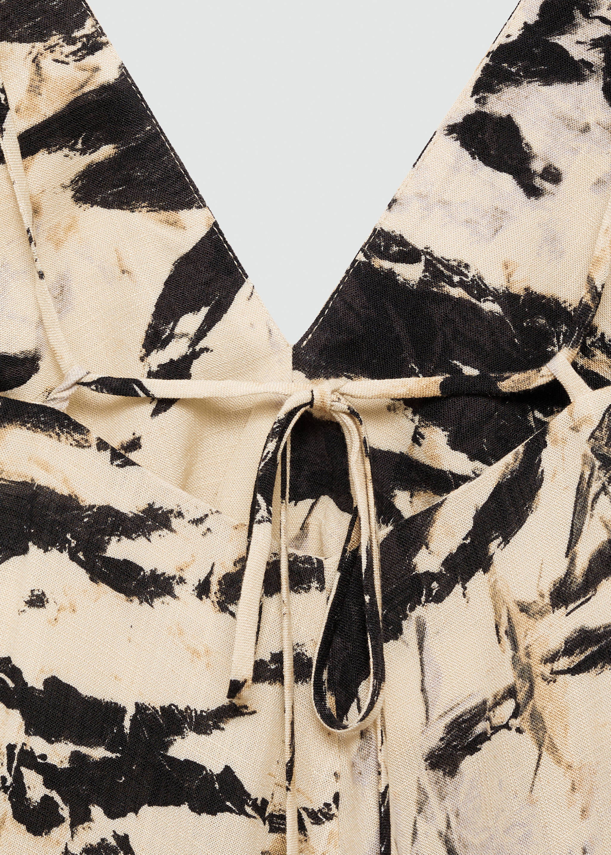 Vestido largo animal print - Detalle del artículo 0