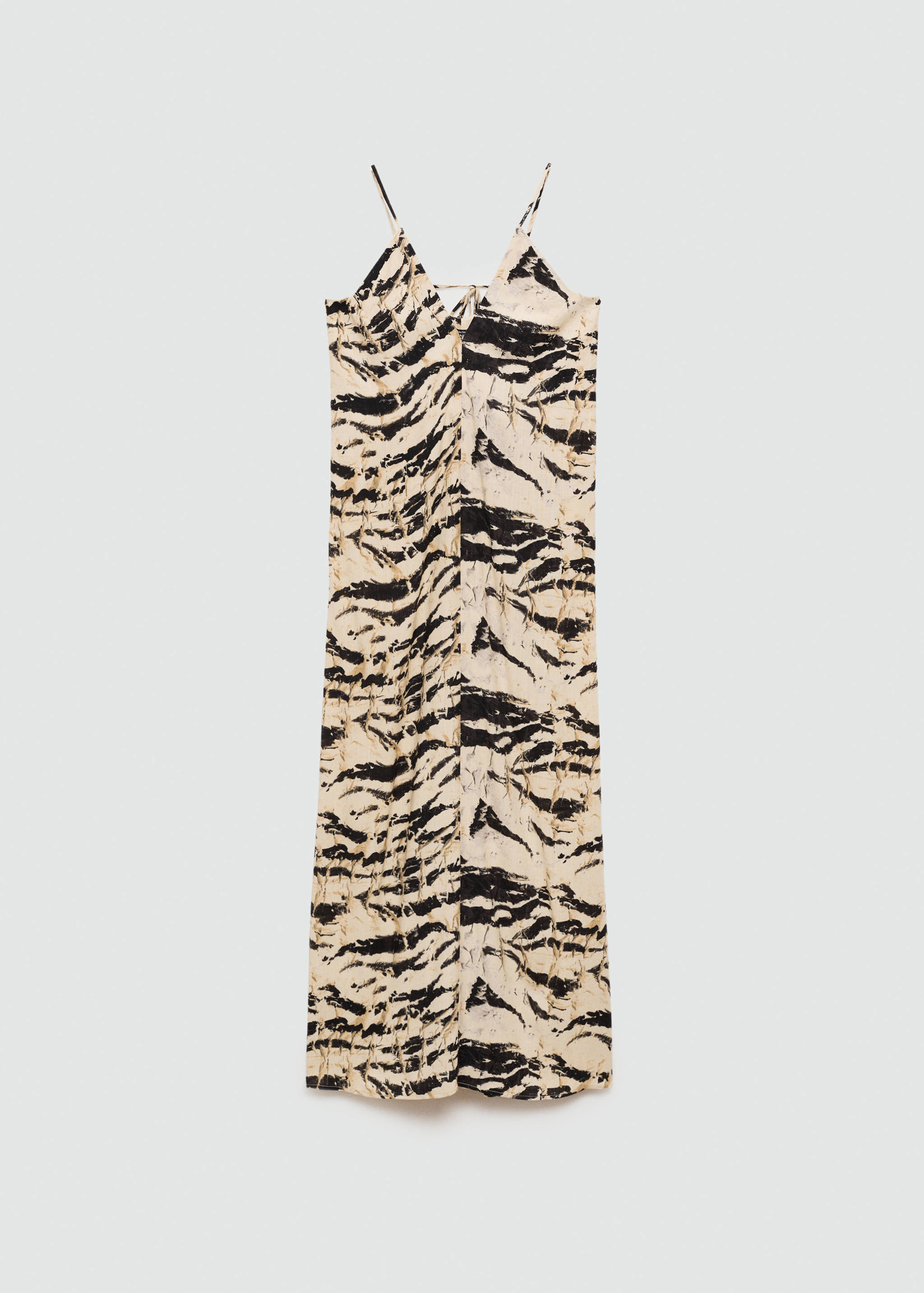 Robe longue en imprimé animal - Article sans modèle