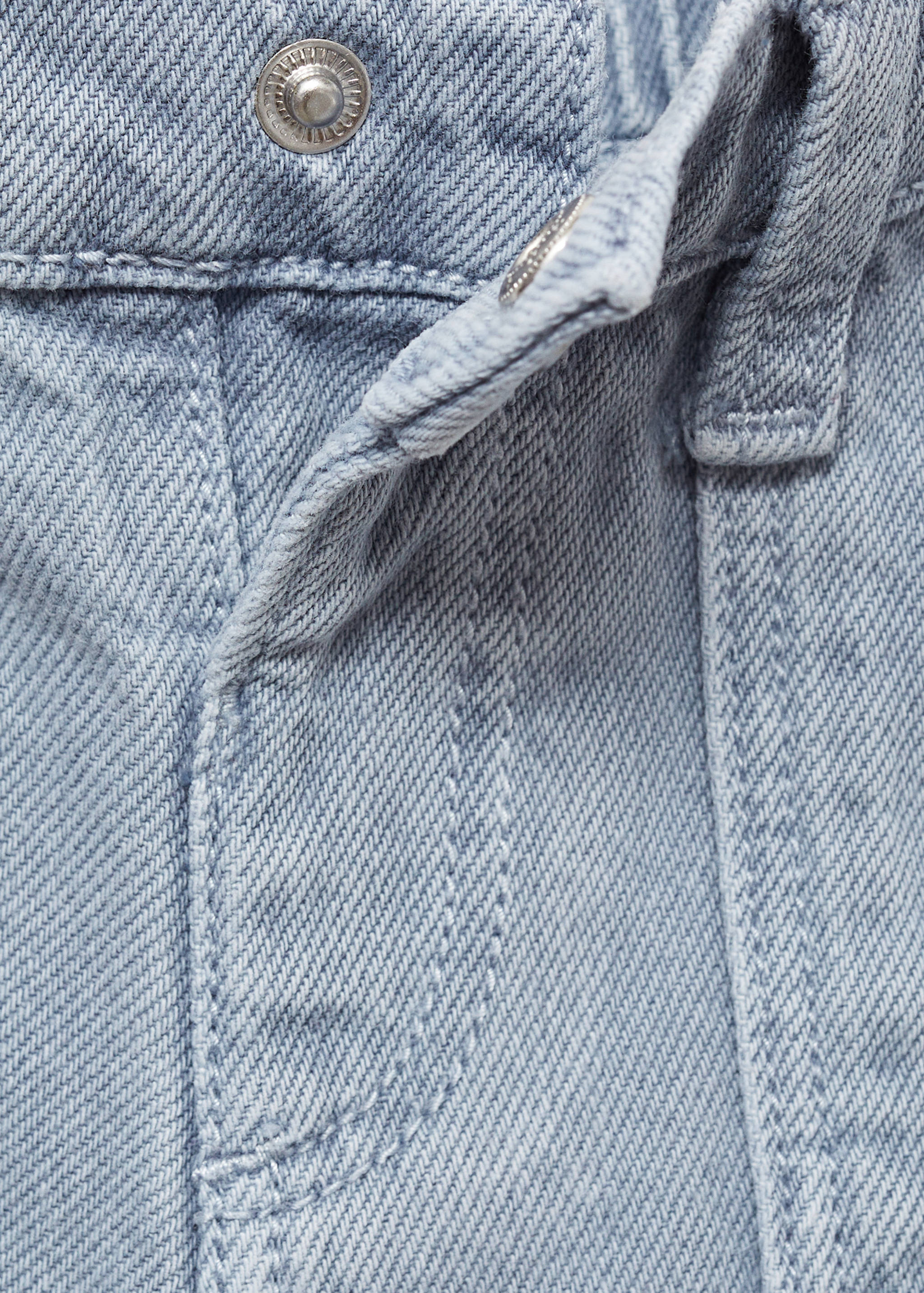 Frayed hem culotte jeans - Details of the article 8