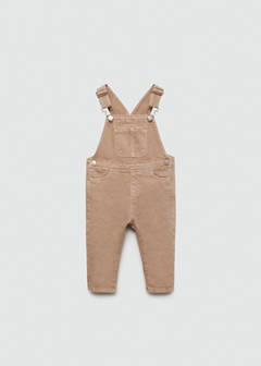 Cotton dungarees — Medium Brown 2