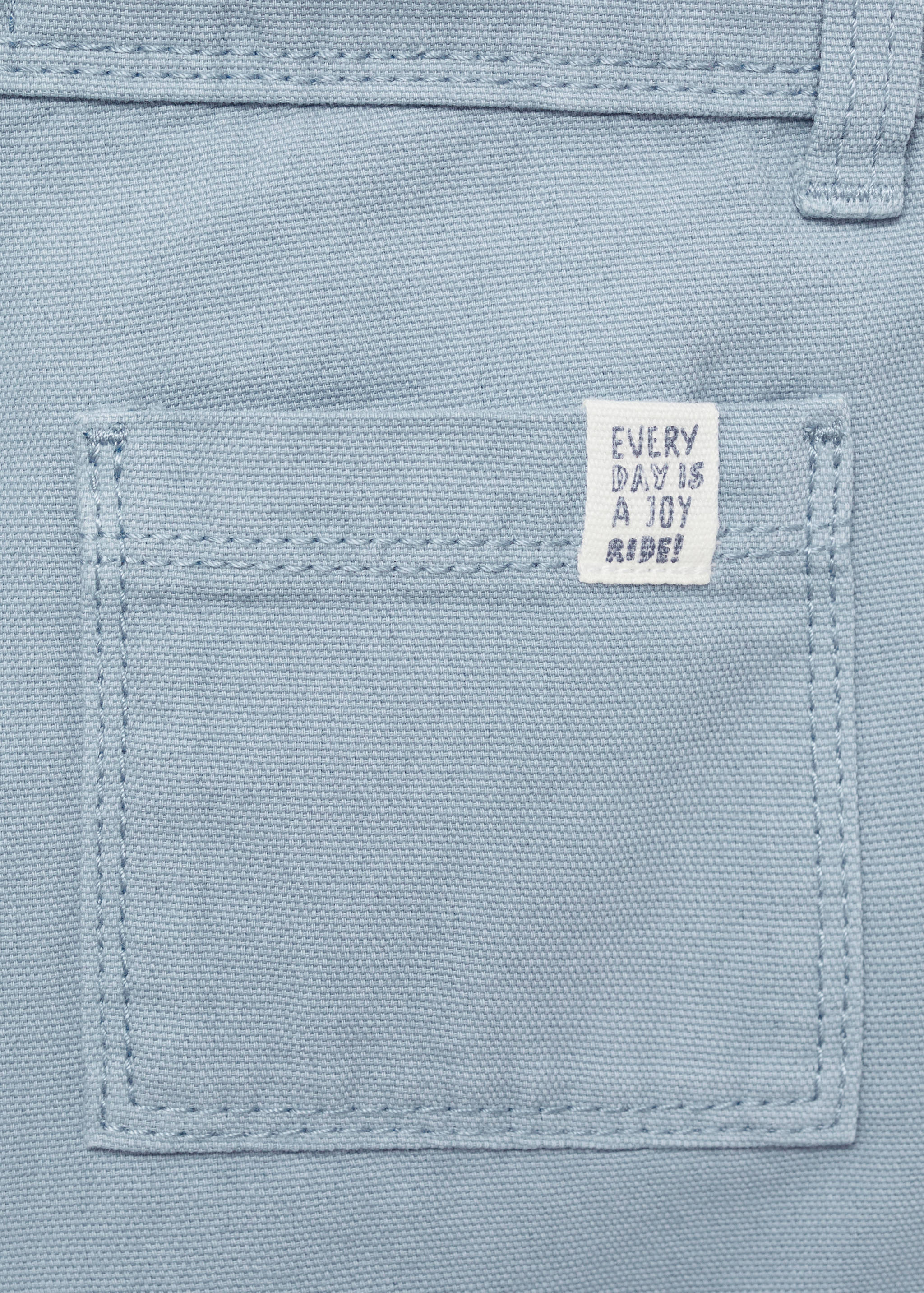 Straight-fit cotton pants - Details of the article 8