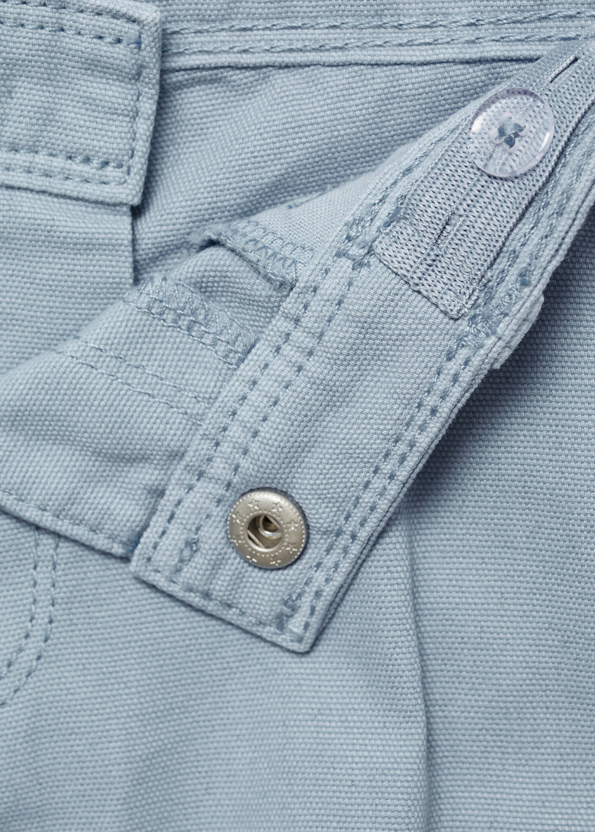 Straight-fit cotton pants - Details of the article 0