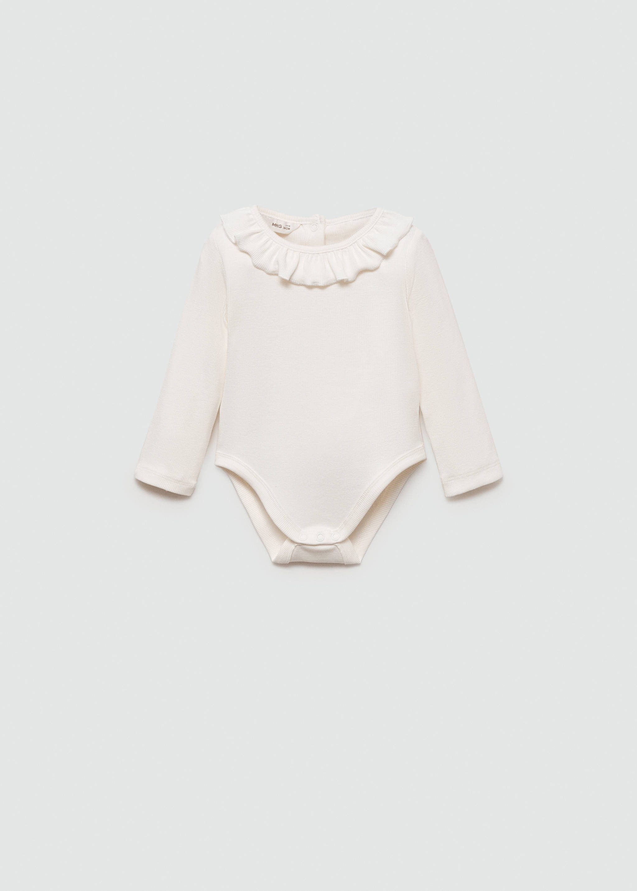 Ruffle ribbed bodysuit - Article without model