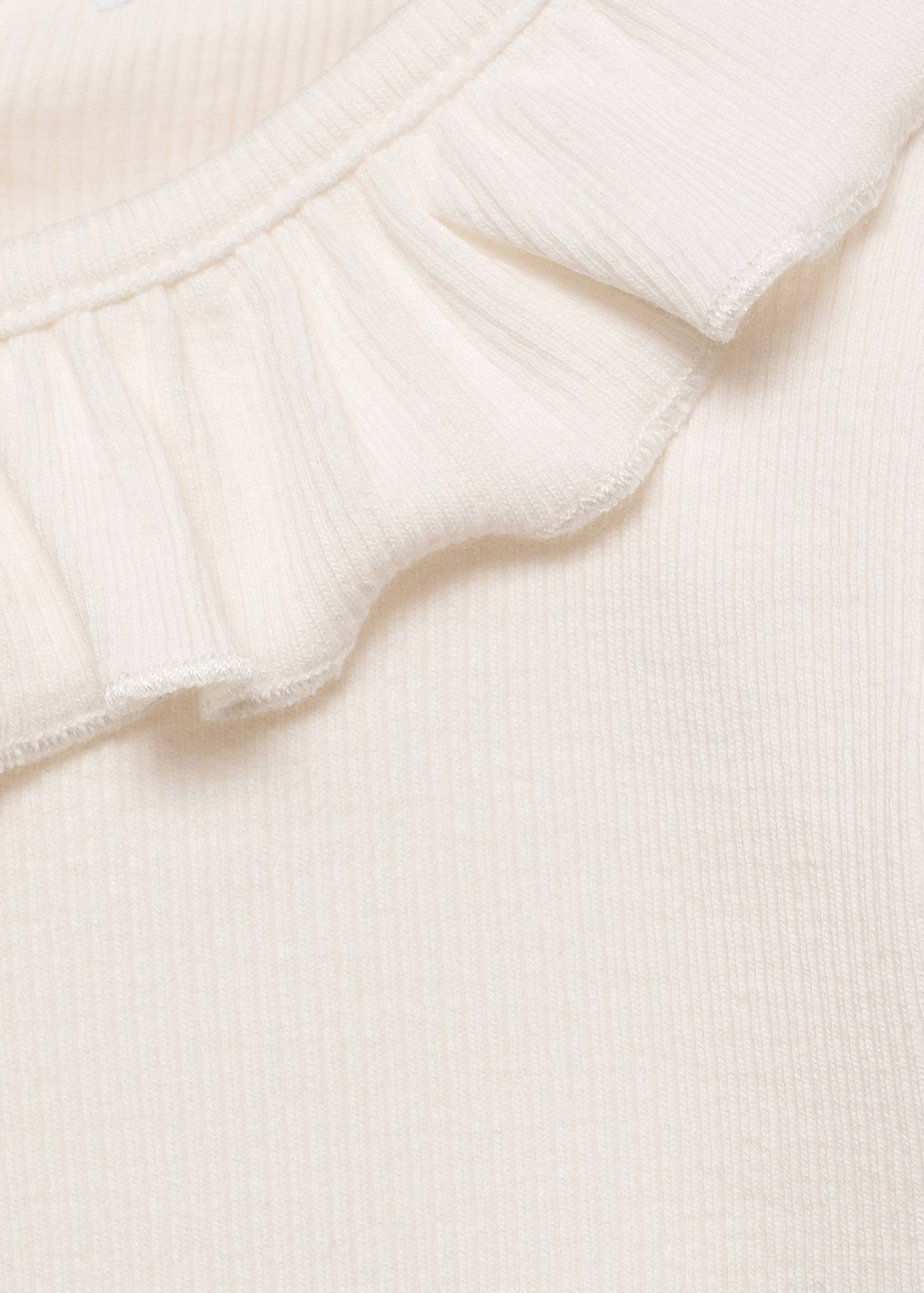 Ruffle ribbed bodysuit - Details of the article 8