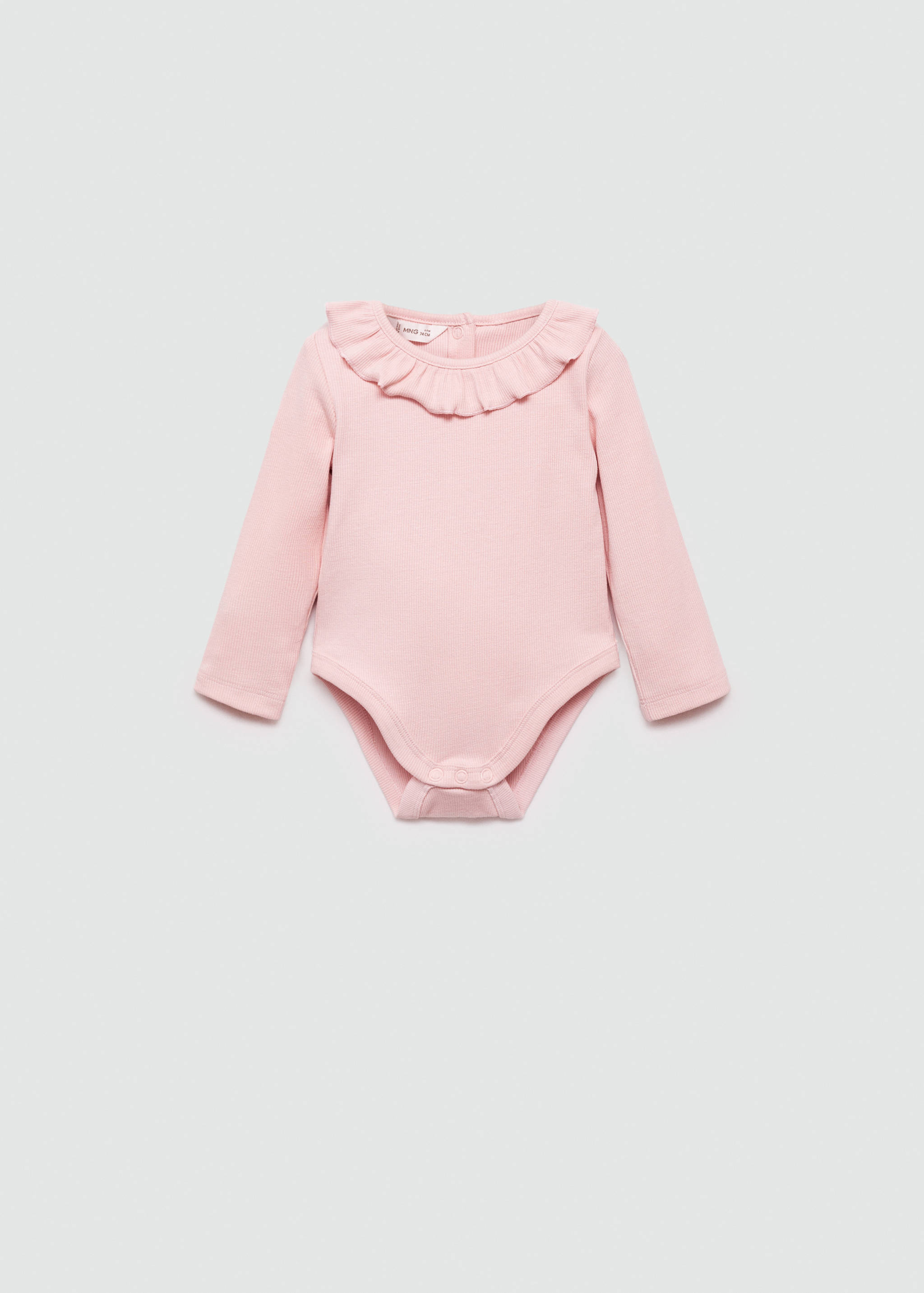 Ruffle ribbed bodysuit - Article without model