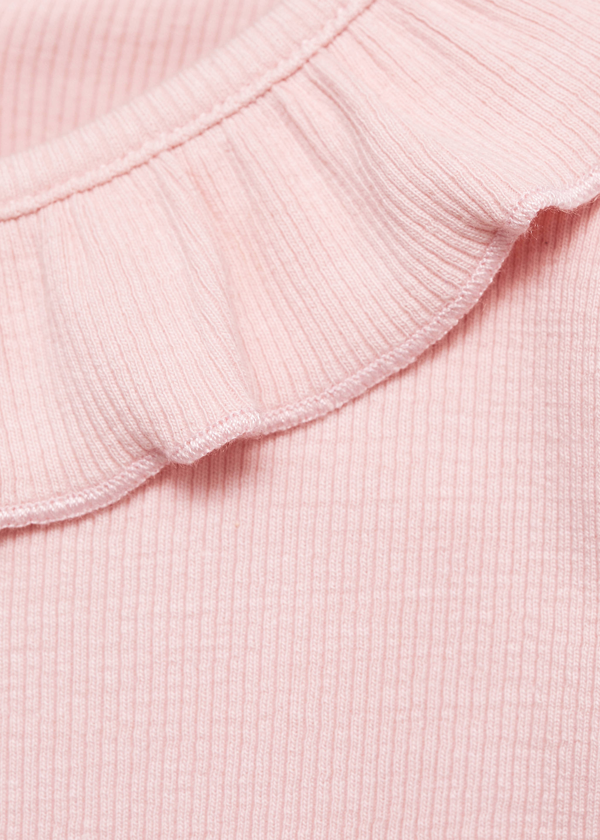 Ruffle ribbed bodysuit - Details of the article 8