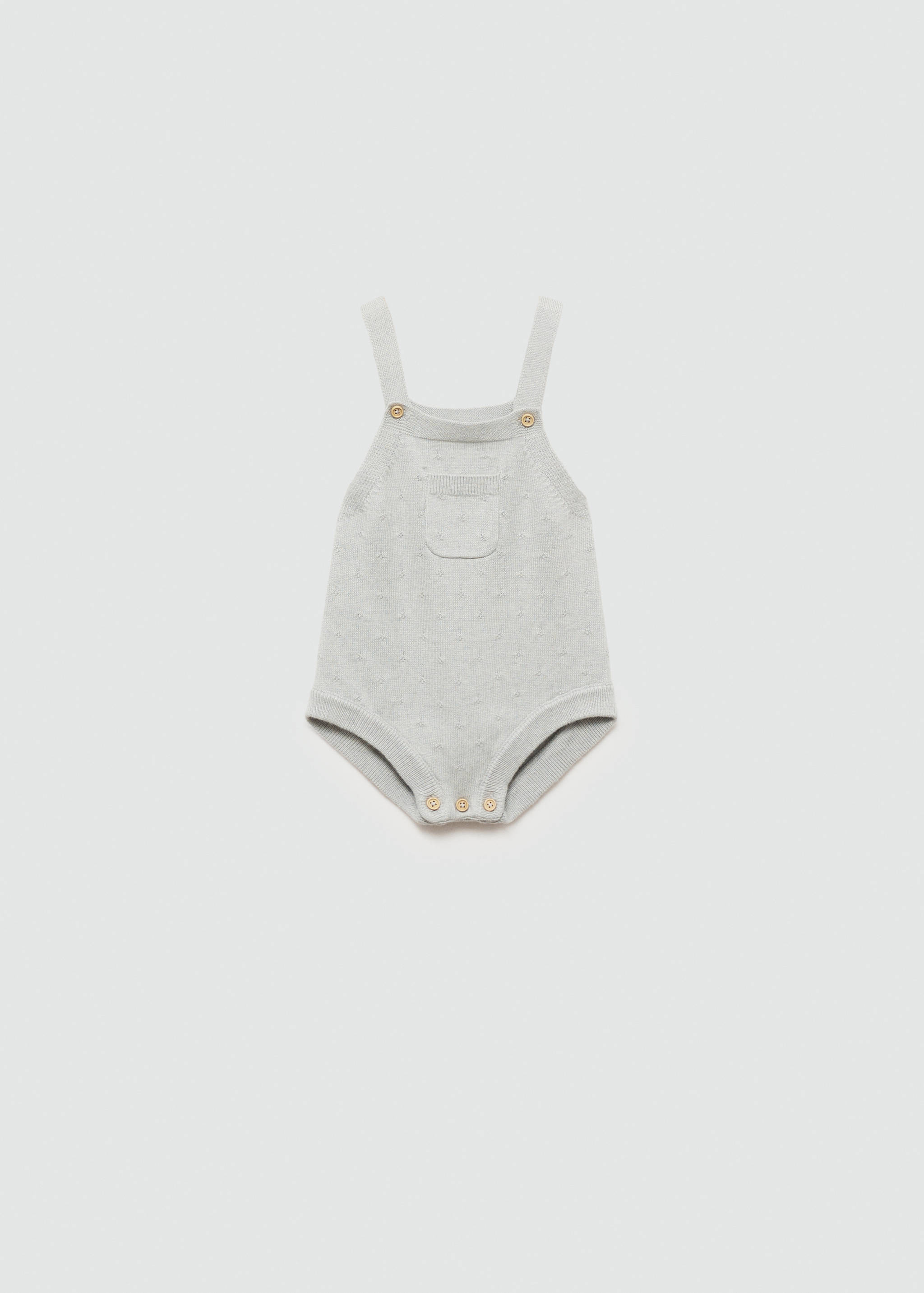 Pocket knitted one-piece suit - Article without model