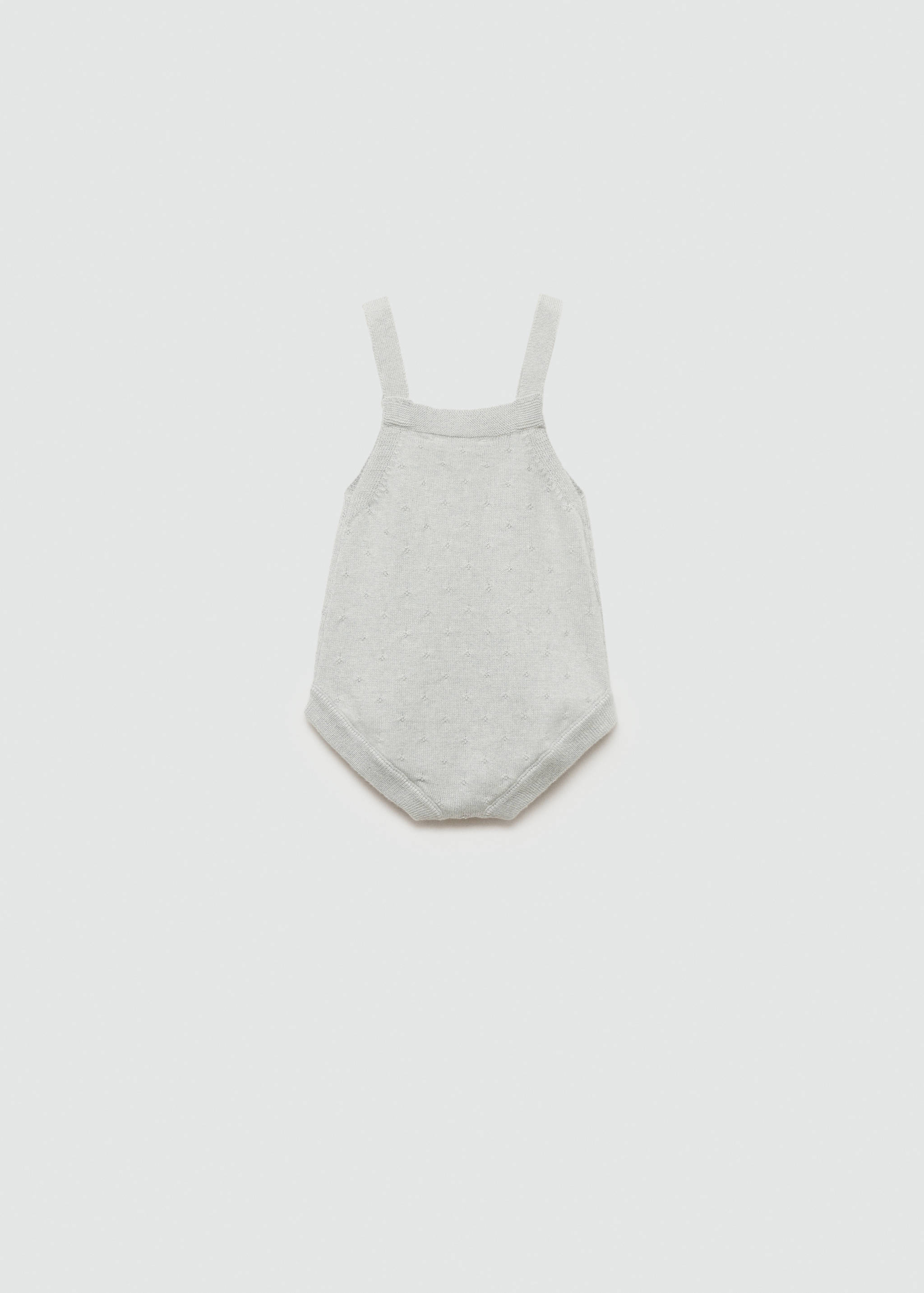 Pocket knitted one-piece suit - Reverse of the article