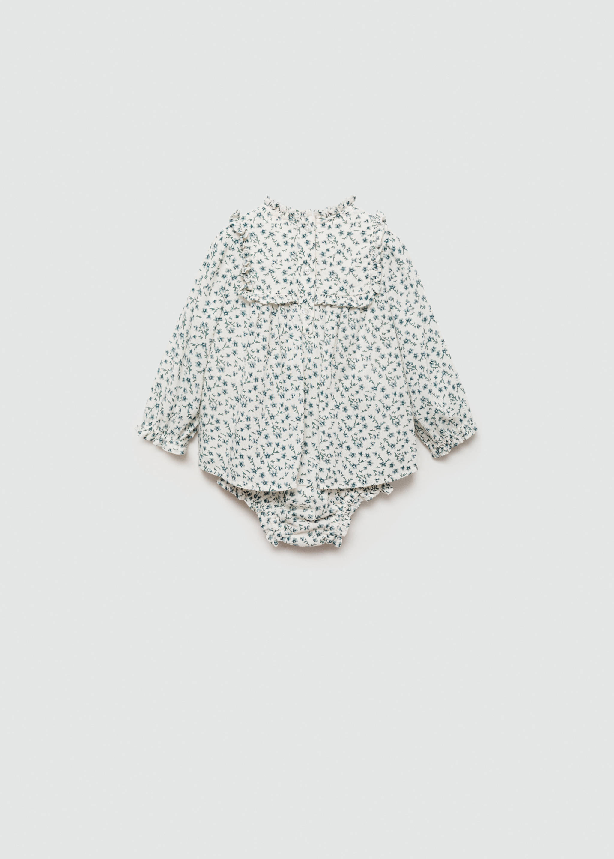 Printed dress and nappy cover - Reverse of the article