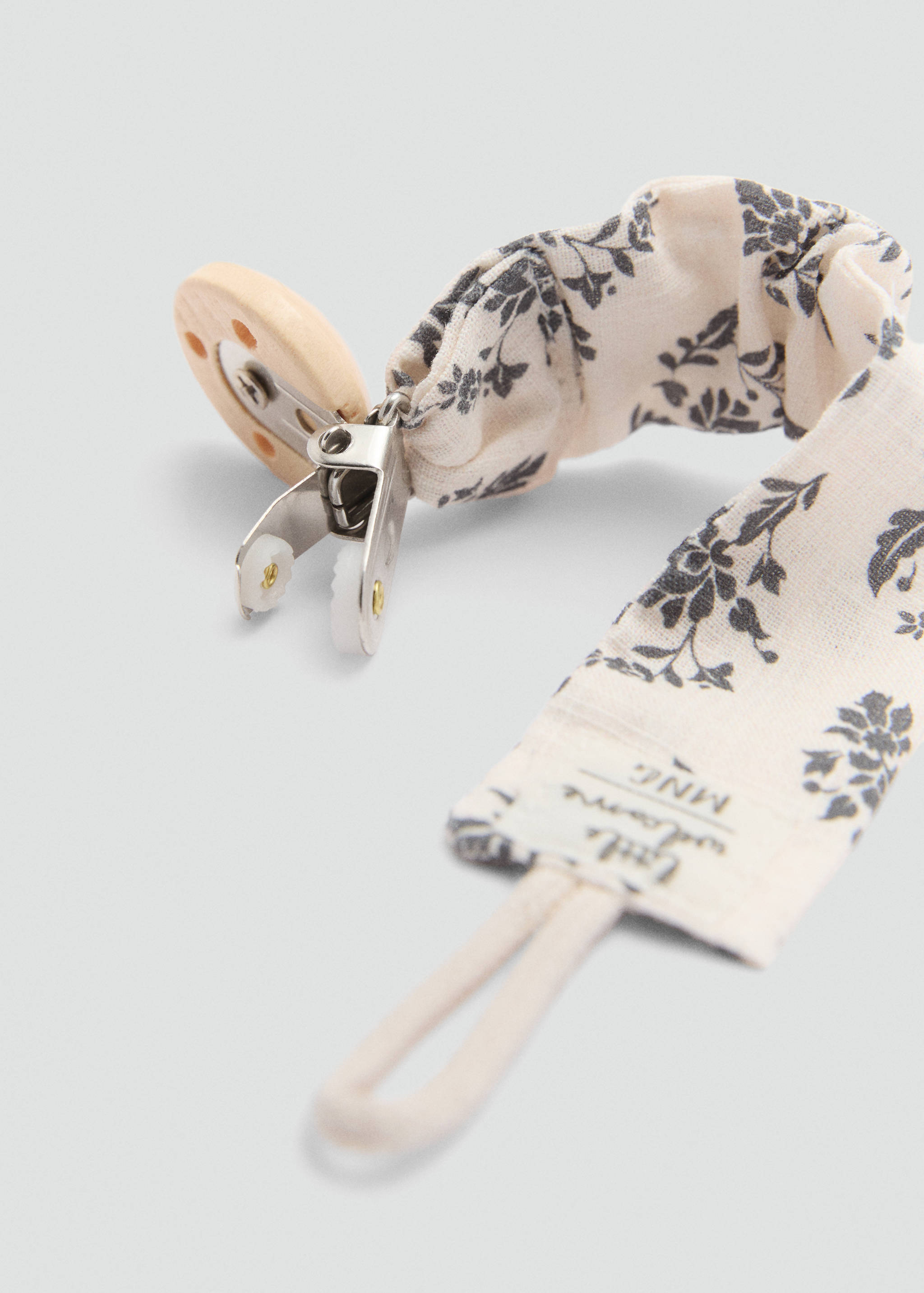 Printed brooch pacifier holder - Medium plane