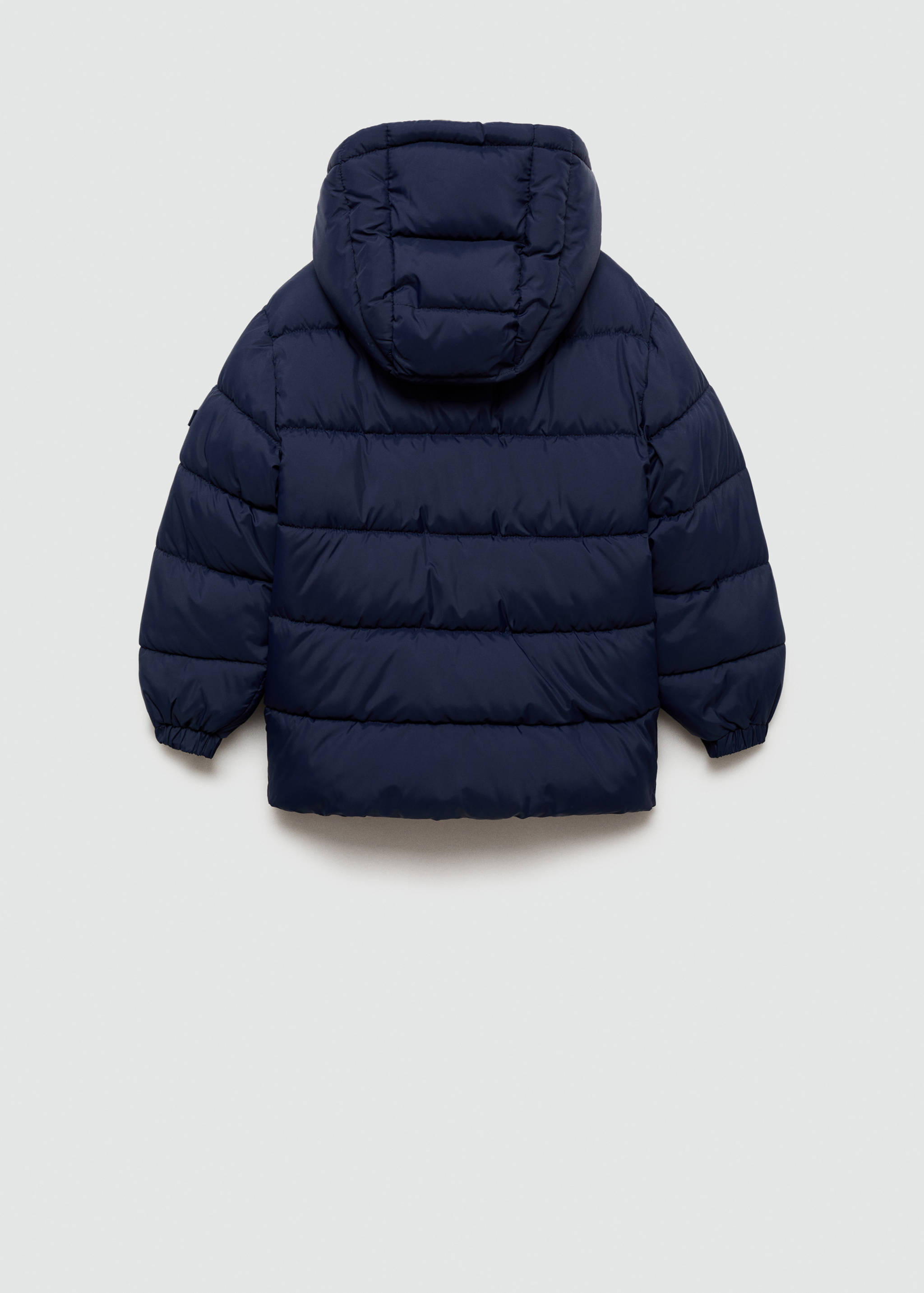 Hood puffer coat - Reverse of the article