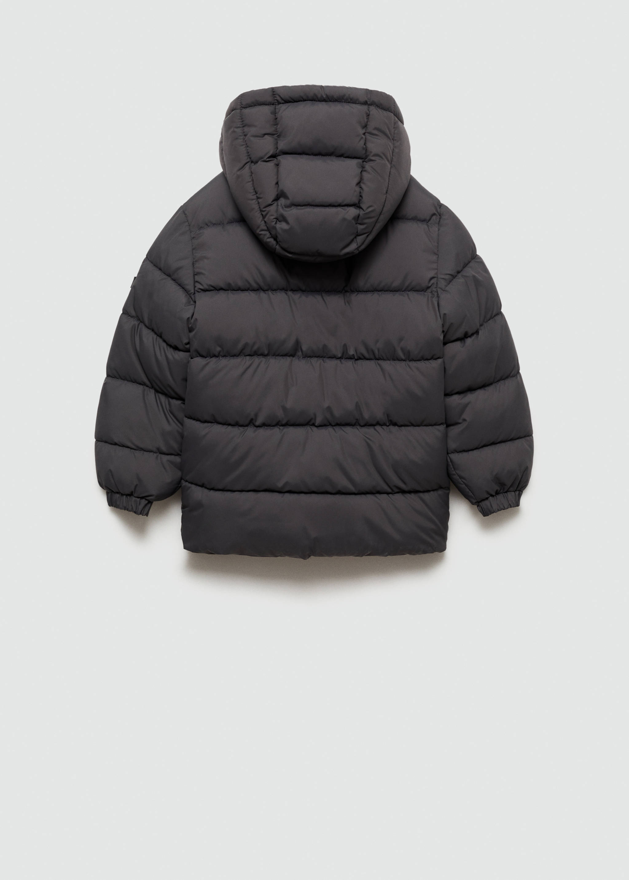 Hood puffer coat - Reverse of the article