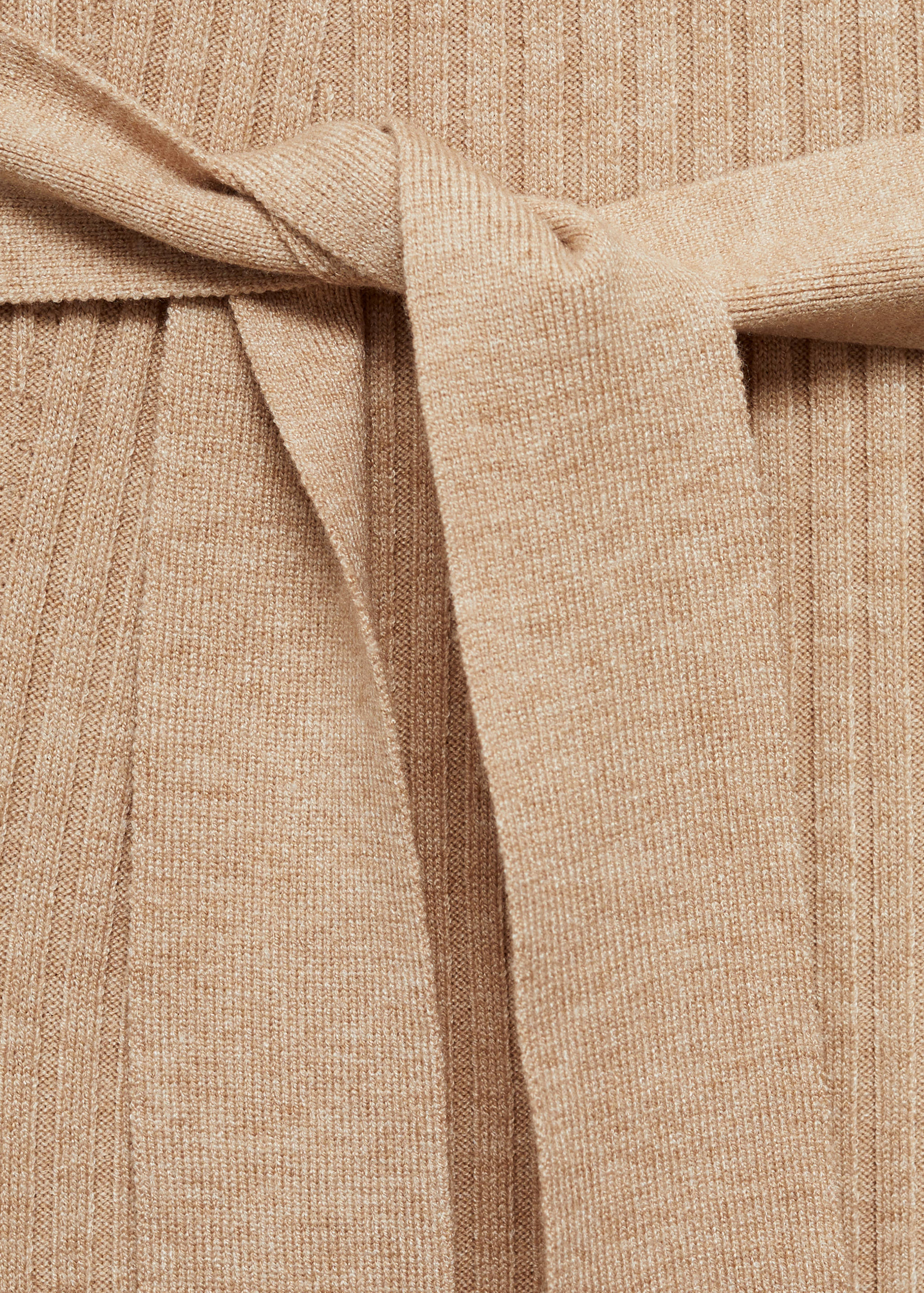 Vestido punto midi cinturón - Detalle del artículo 8