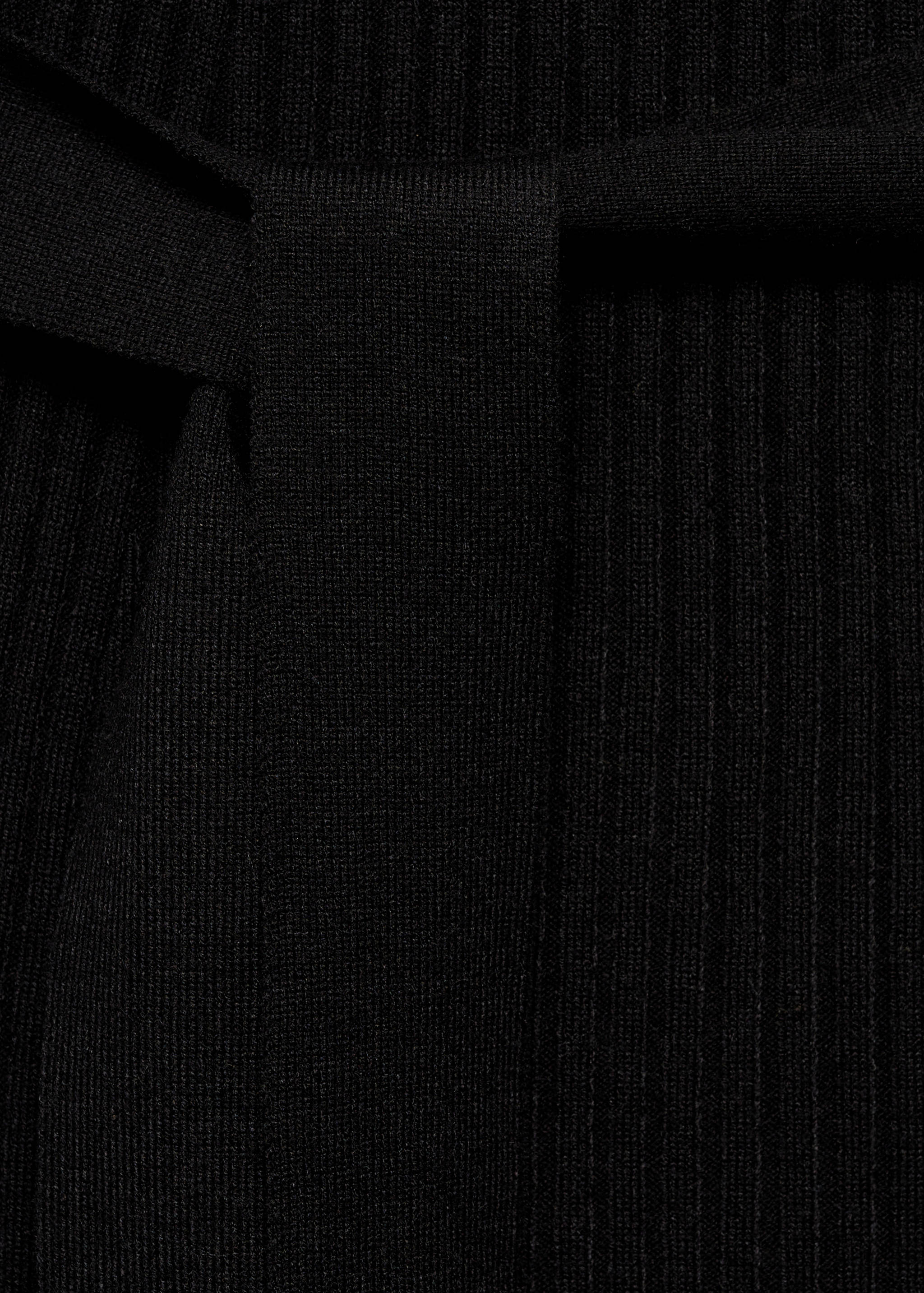 Vestido punto midi cinturón - Detalle del artículo 8
