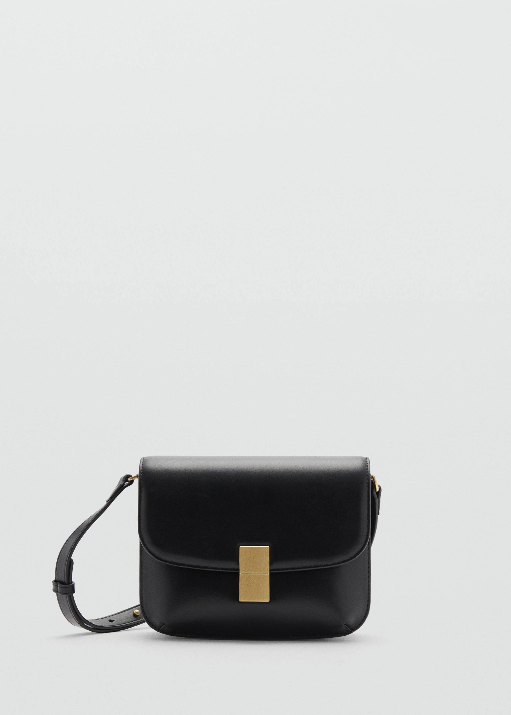 Crossbody bag with metal closure - Article without model