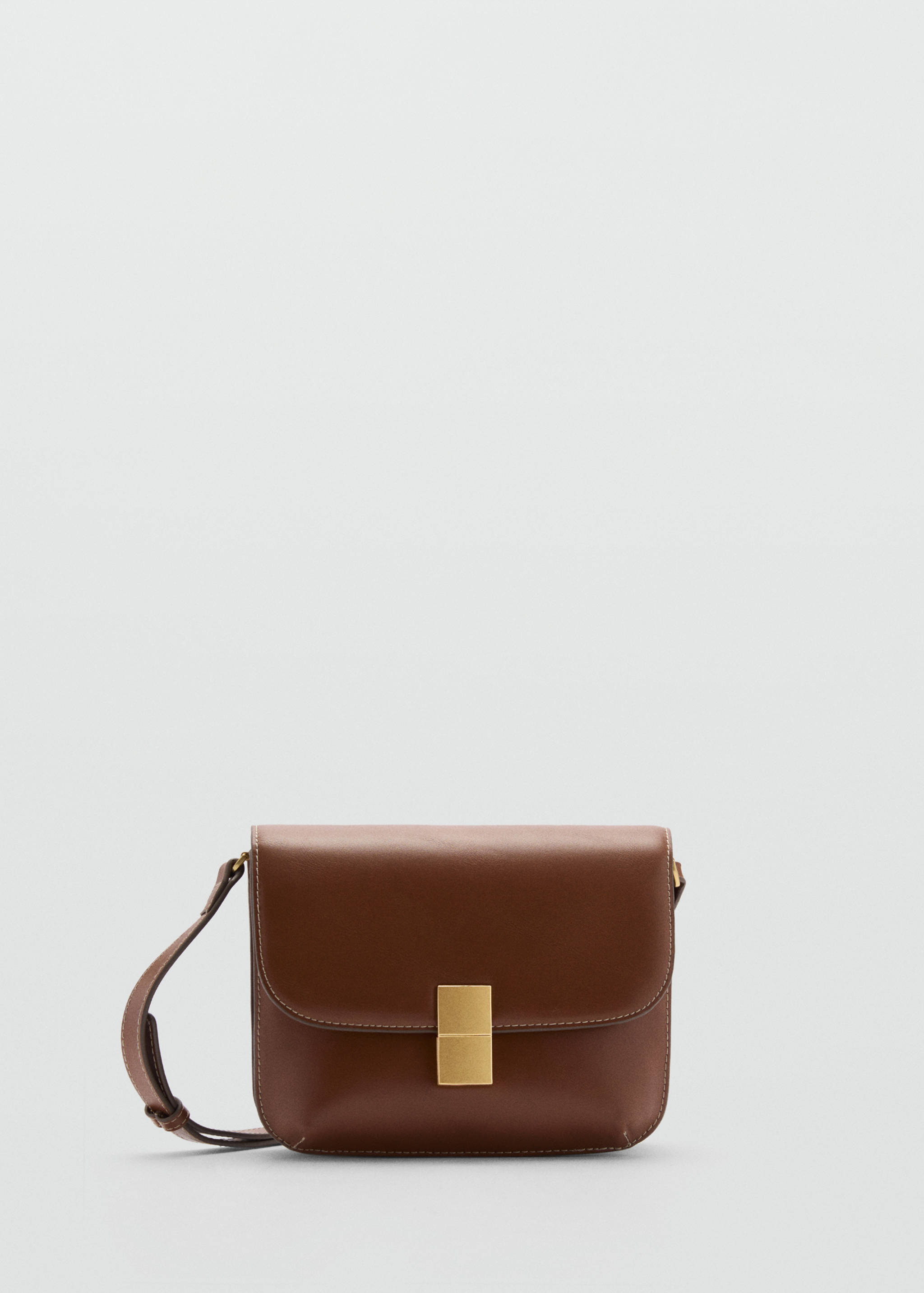 Crossbody bag with metal closure - Article without model