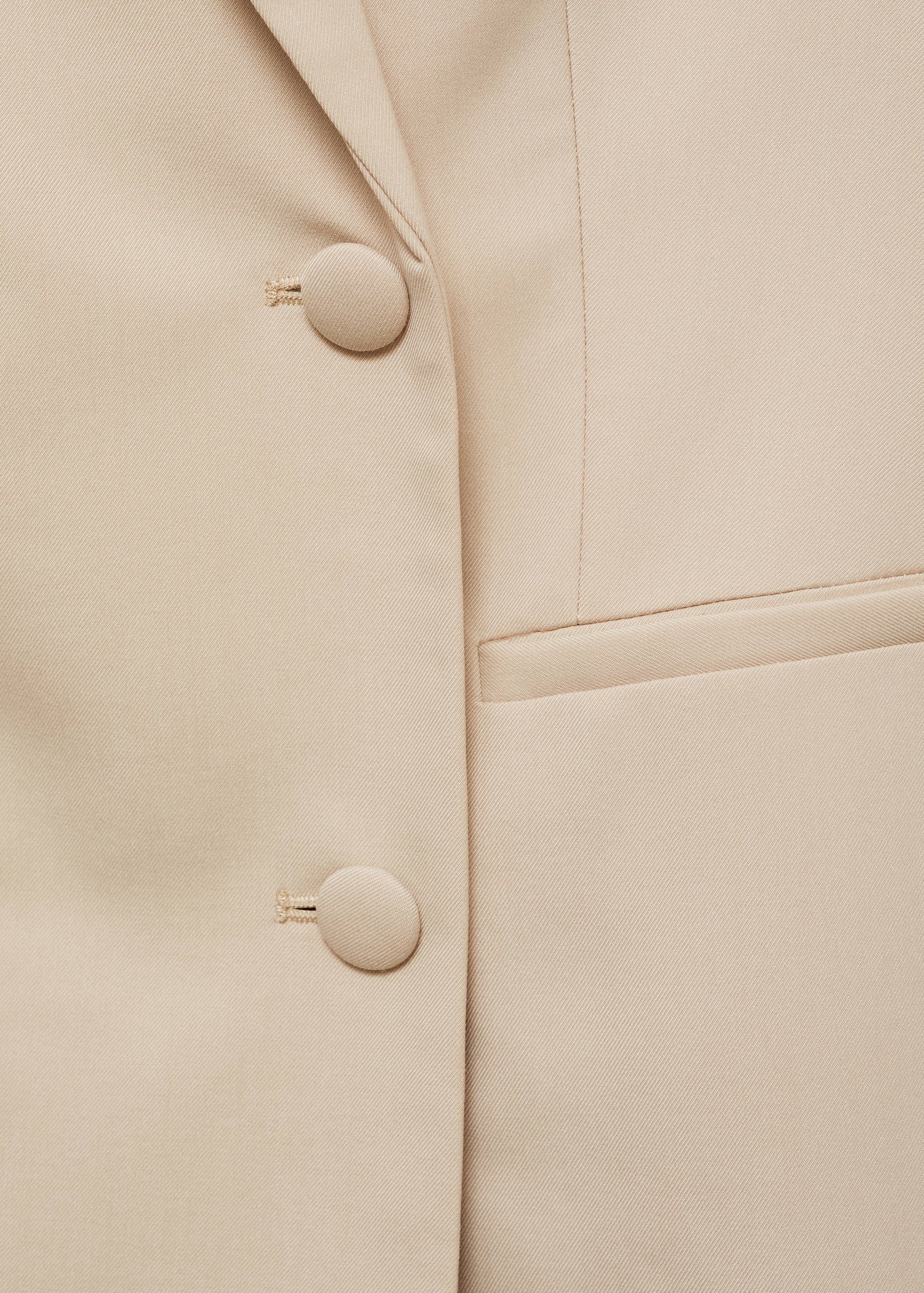 Long buttoned waistcoat - Details of the article 0