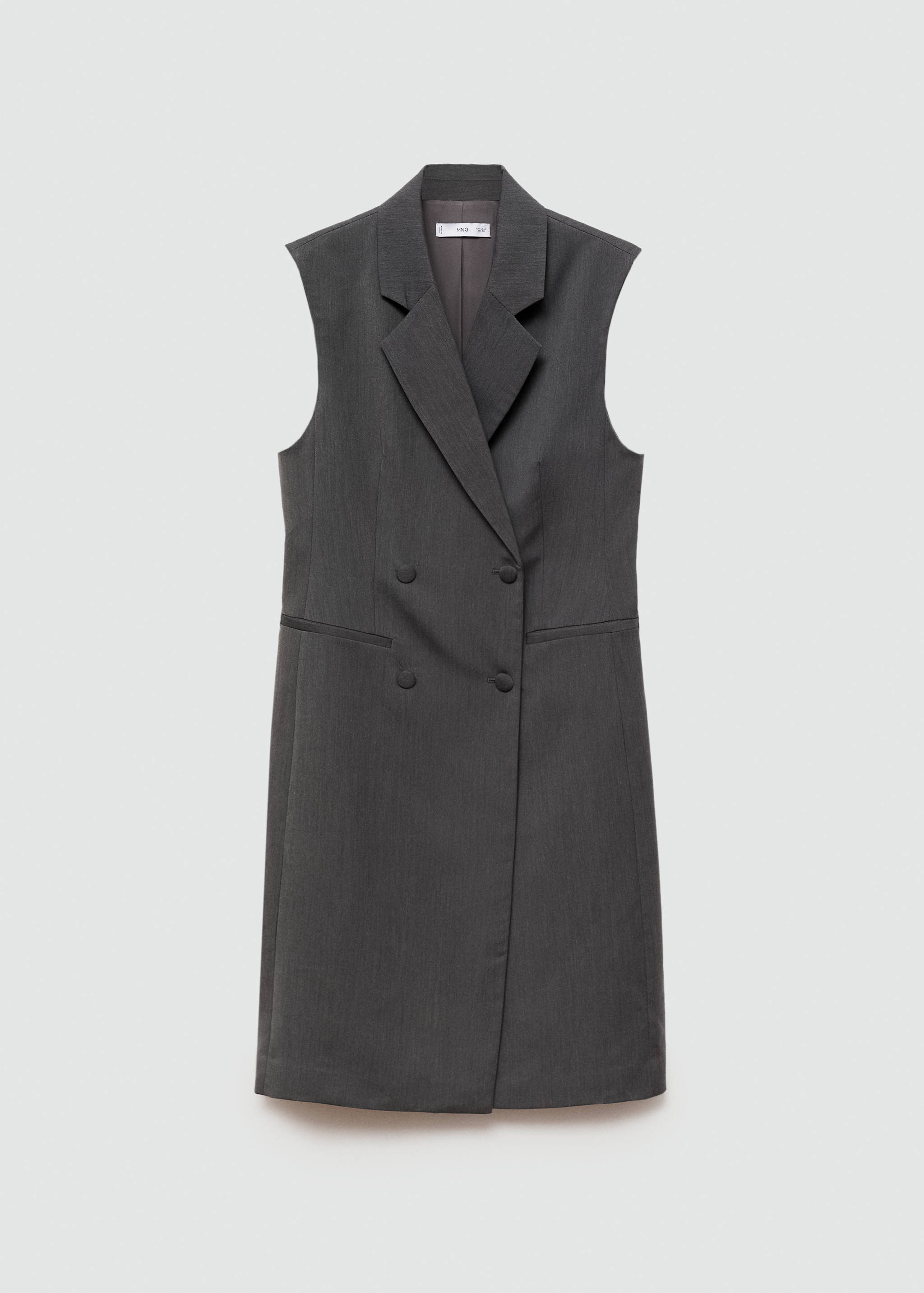 Long buttoned waistcoat - Article without model