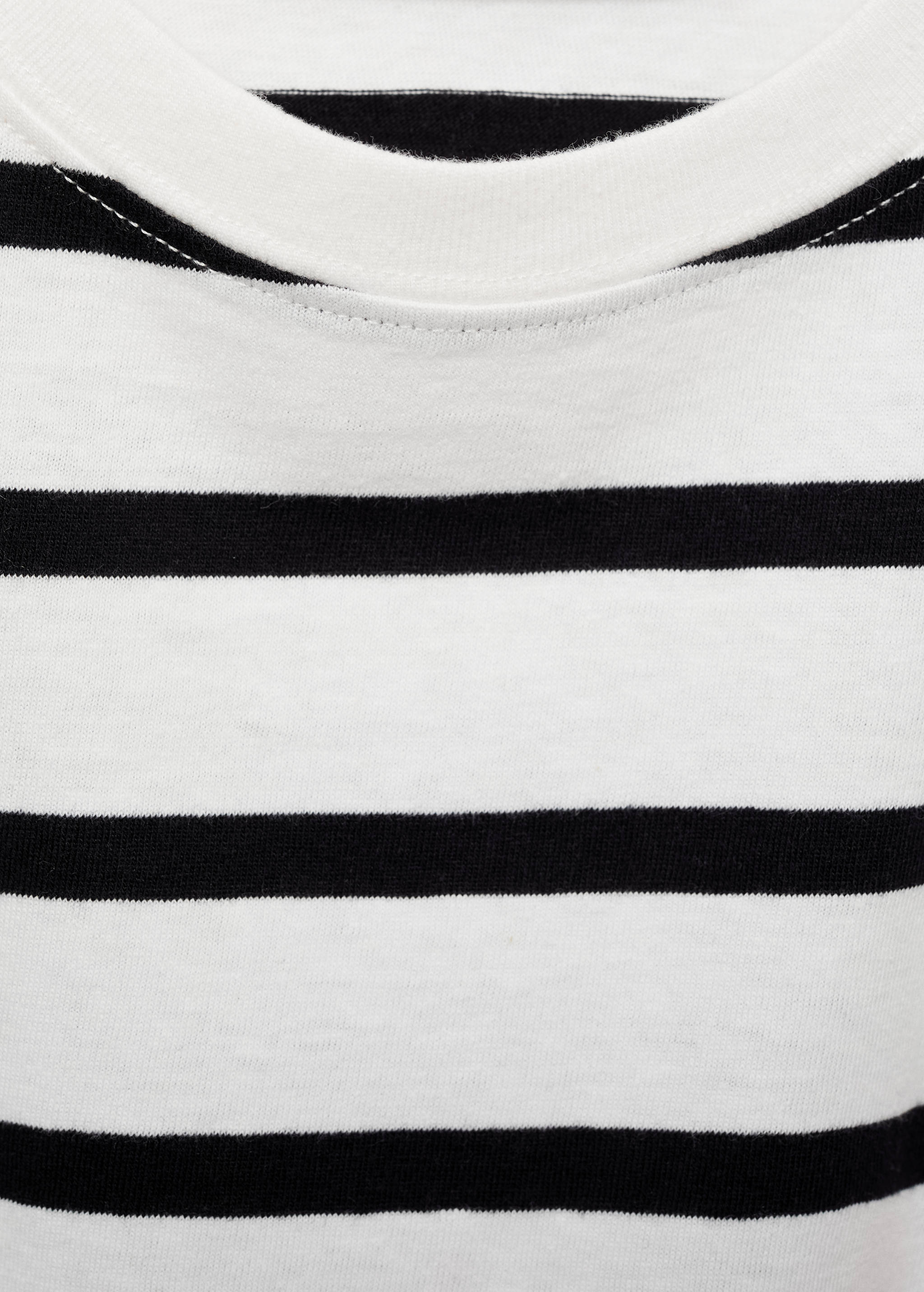 Striped cotton T-shirt - Details of the article 0