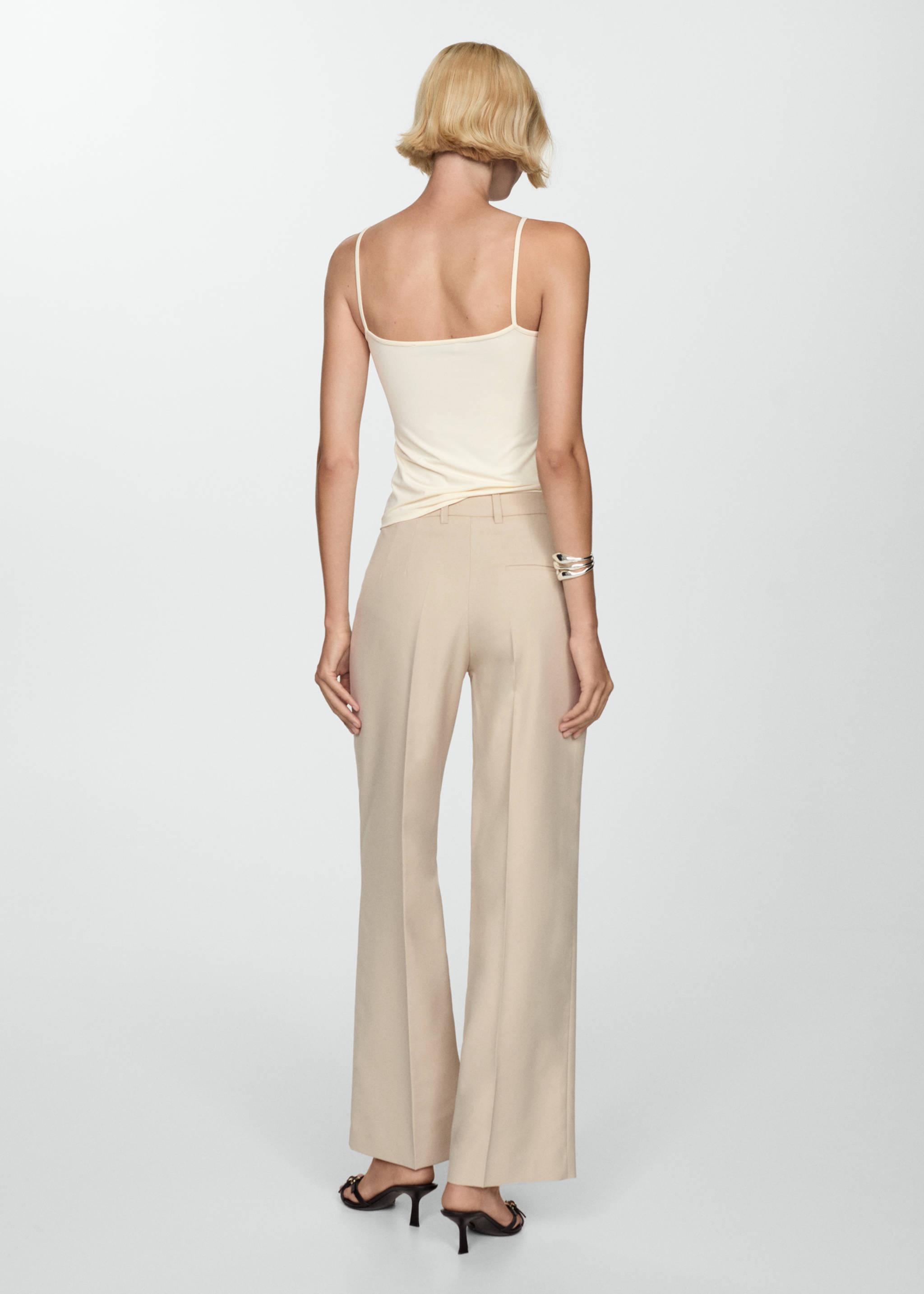 Pantalon droit pinces - Verso de l’article