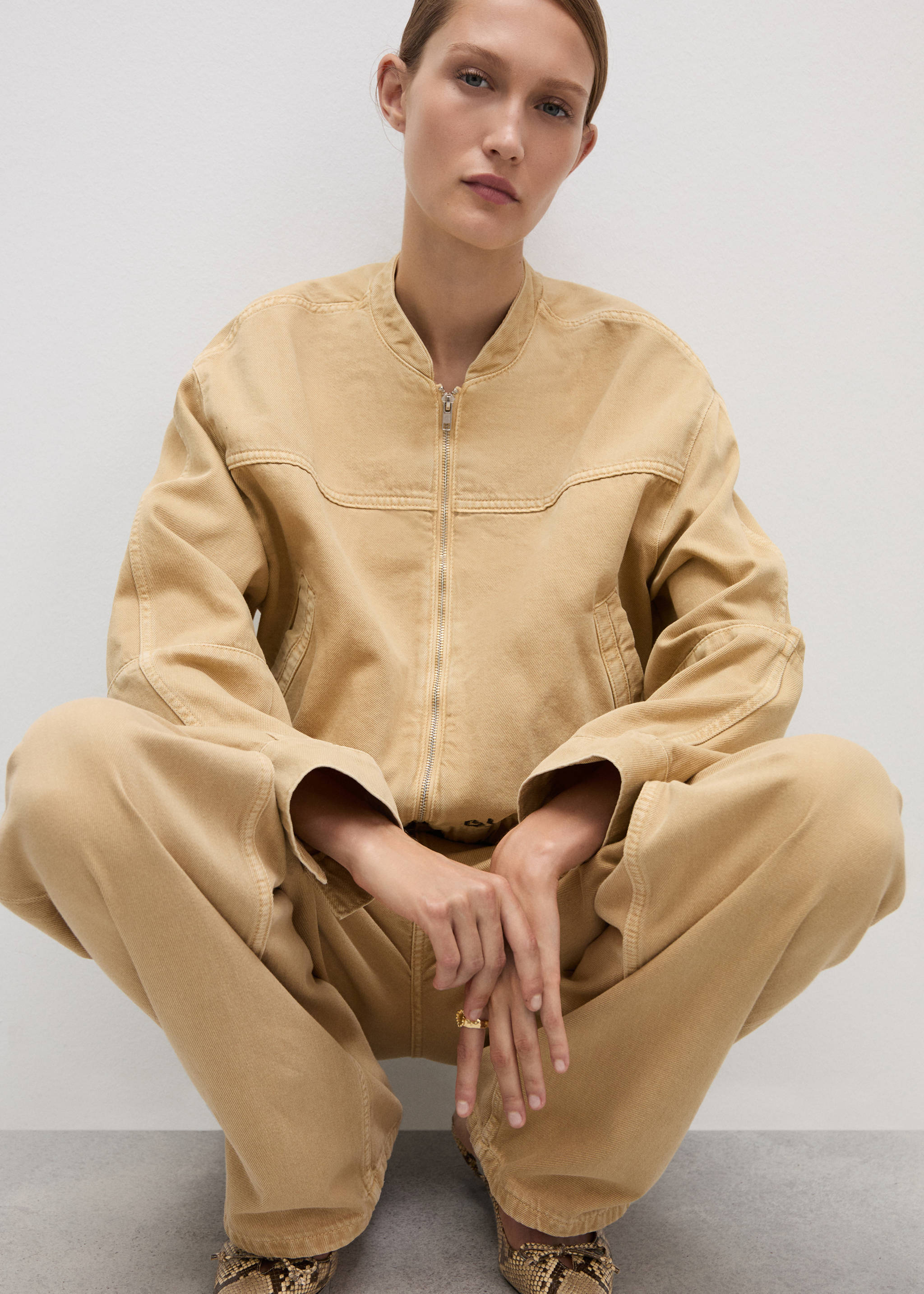 Wideleg loose low-rise jeans - Detail van het artikel 2