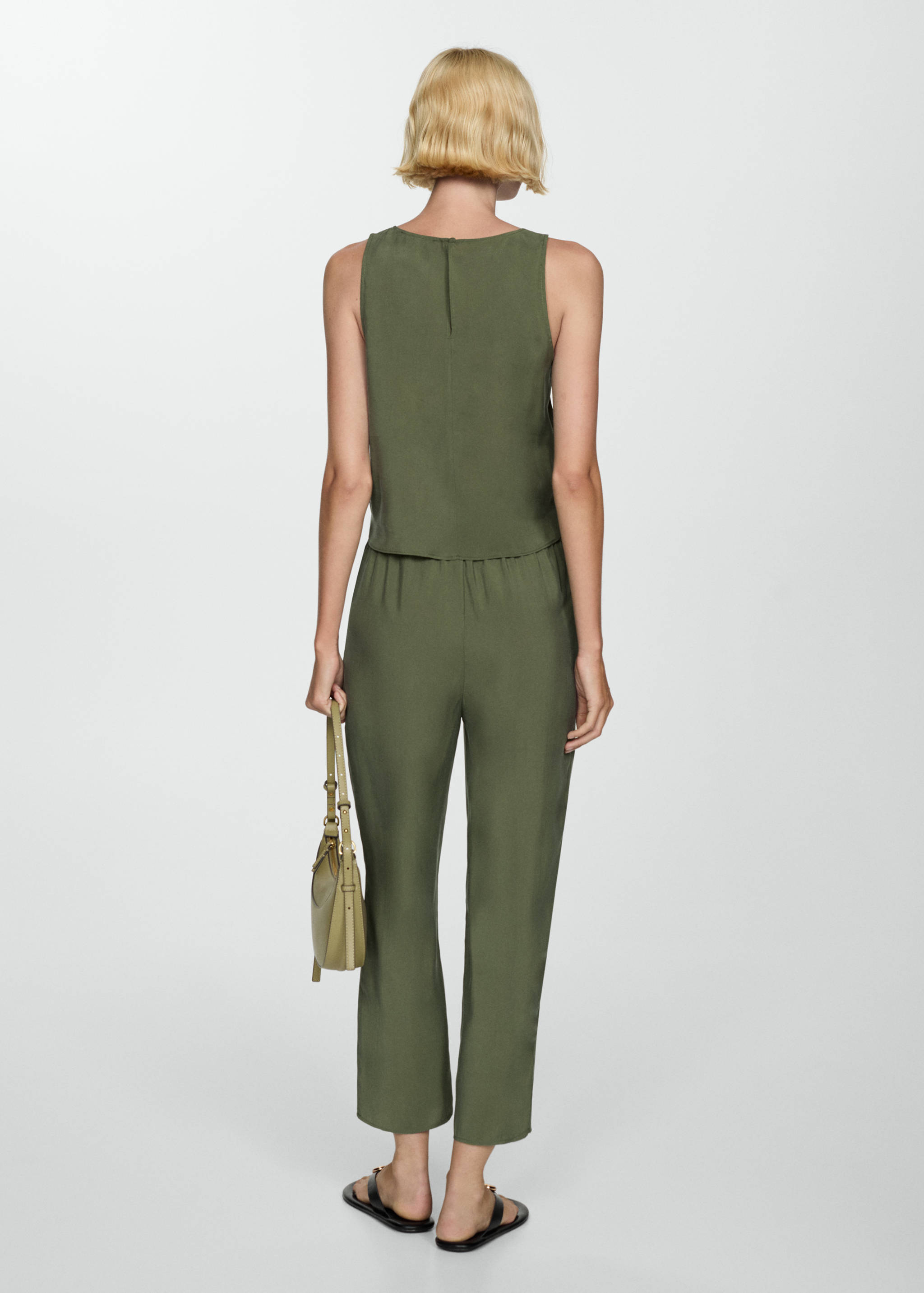 Modal sleeveless top - Reverse of the article