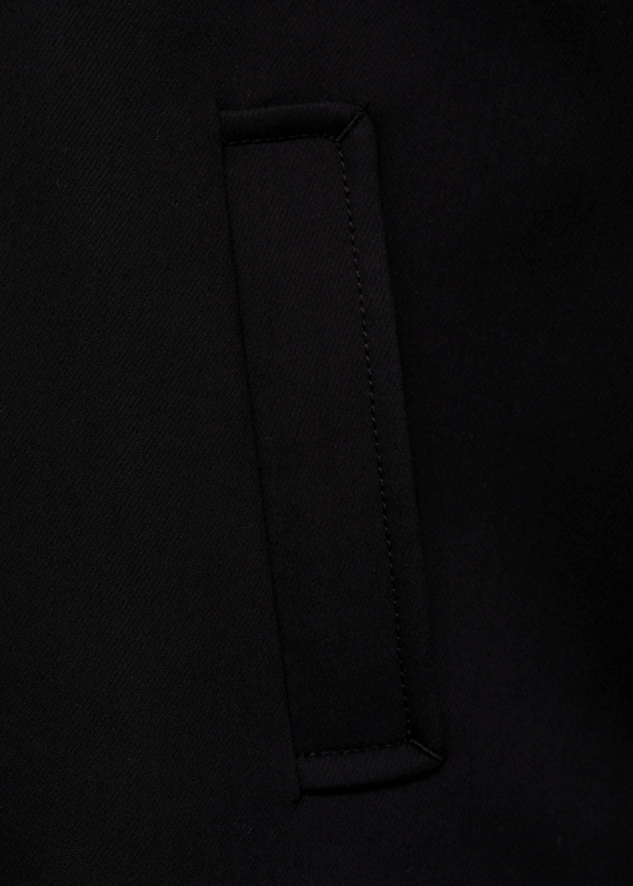 Cotton jacket with shirt collar - Details of the article 0
