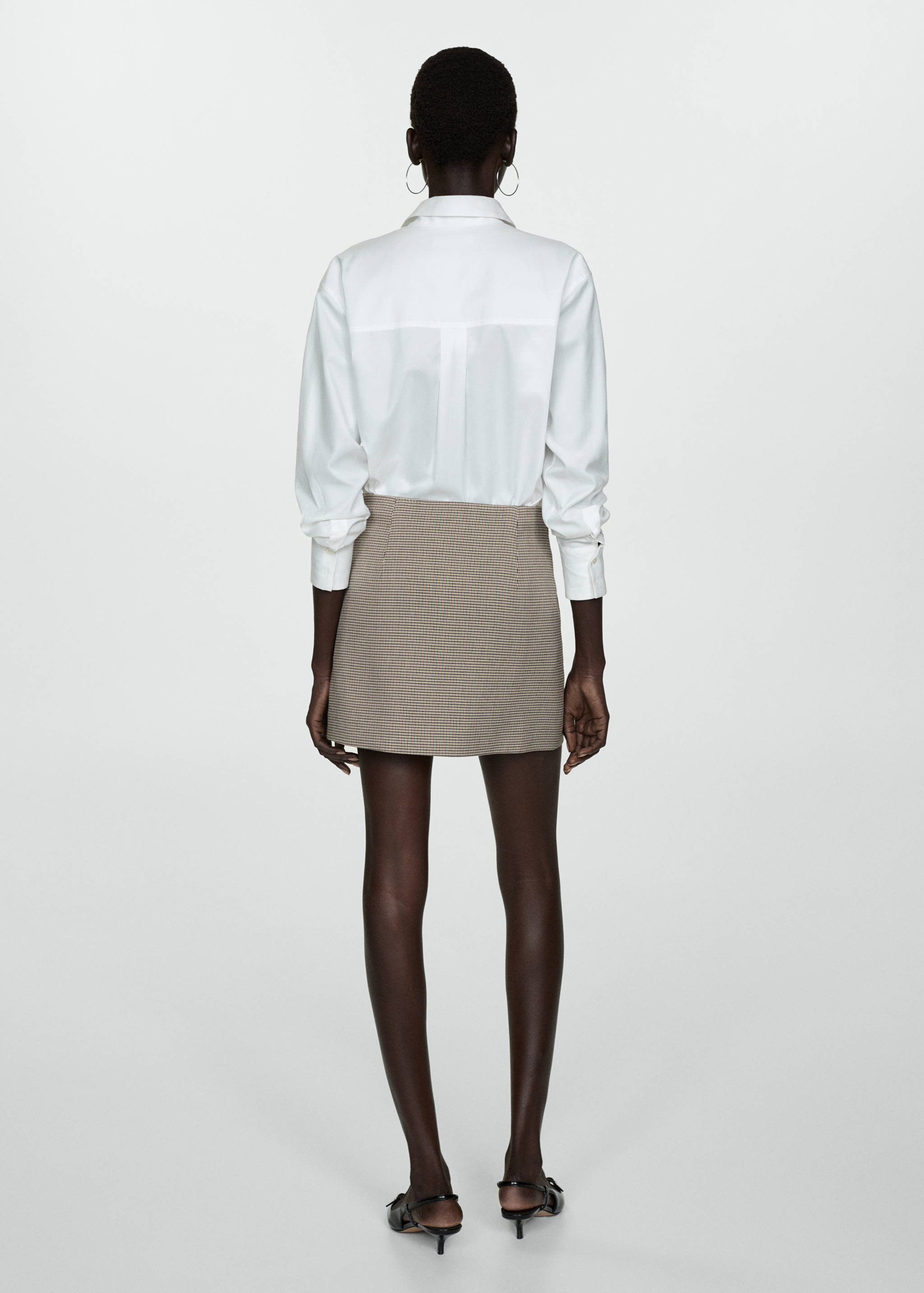 Minijupe pied-de-poule - Verso de l’article