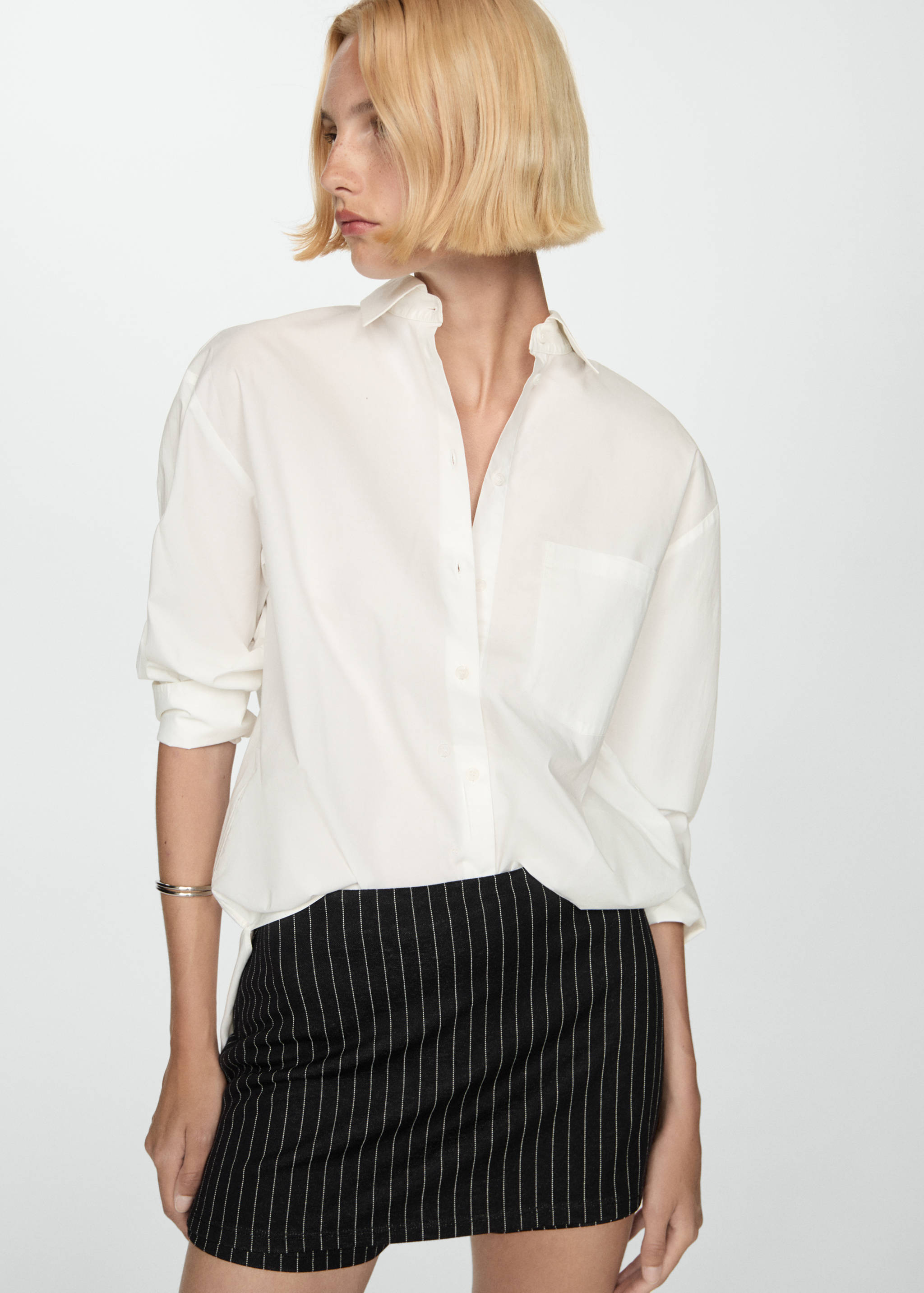 Striped skort - Details of the article 1