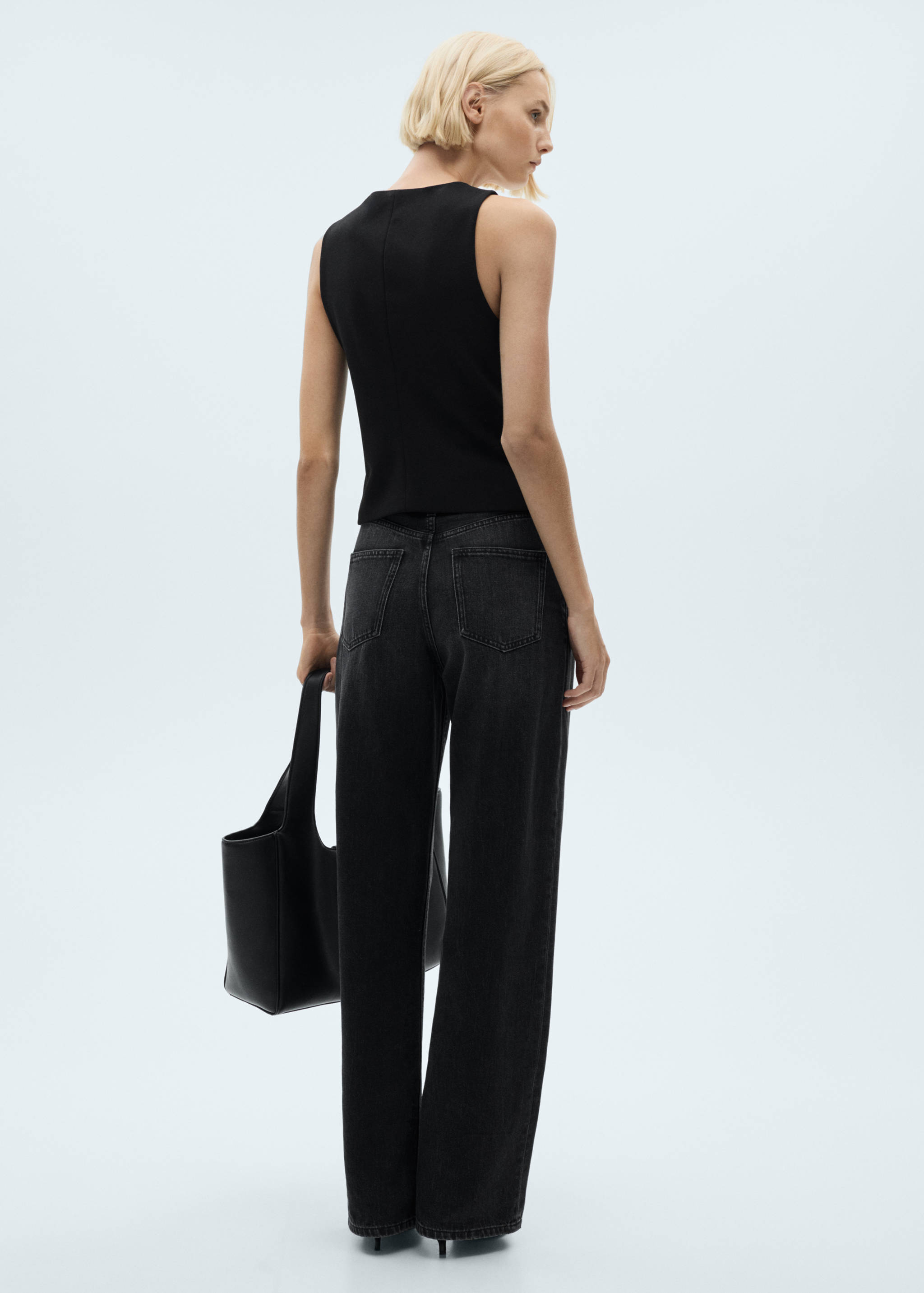 Waistcoat with wide straps - Reverse of the article