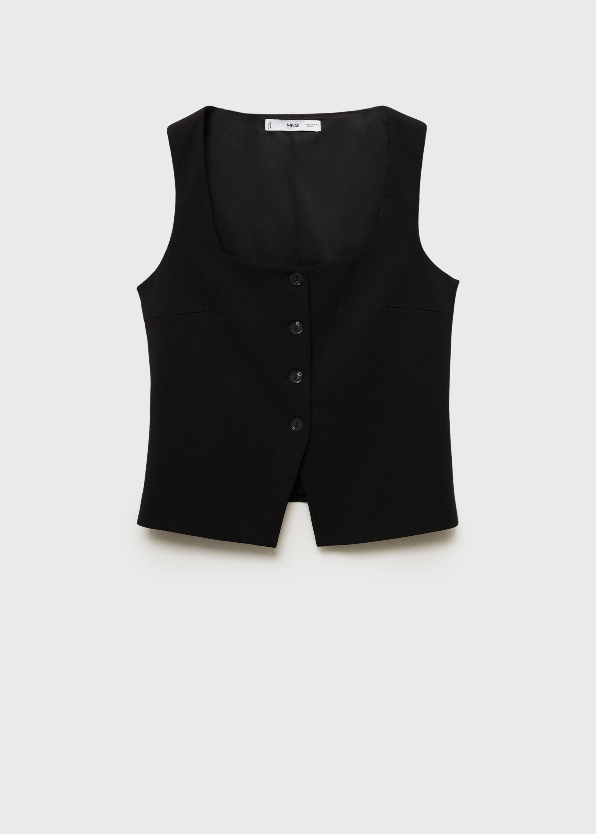 Waistcoat with wide straps - Article without model
