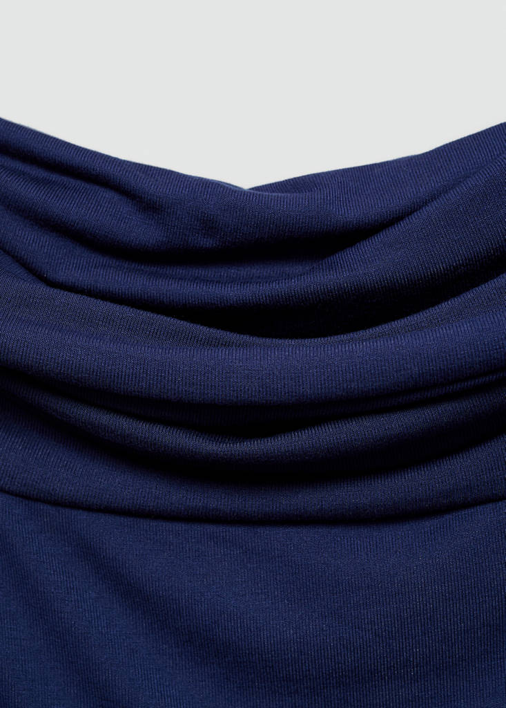 Off shoulders T-shirt — Blue
