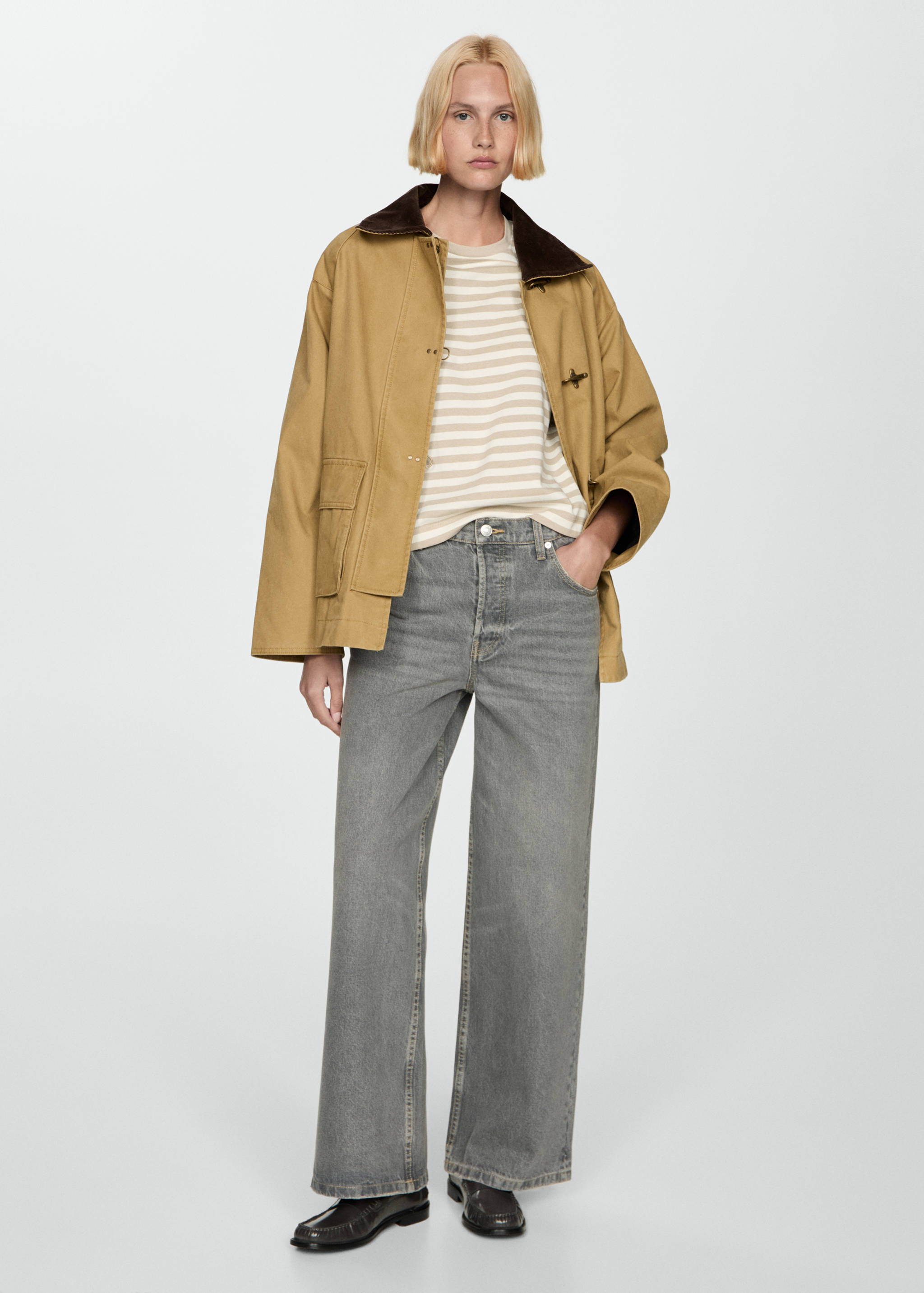 Striped cotton T-shirt - General plane