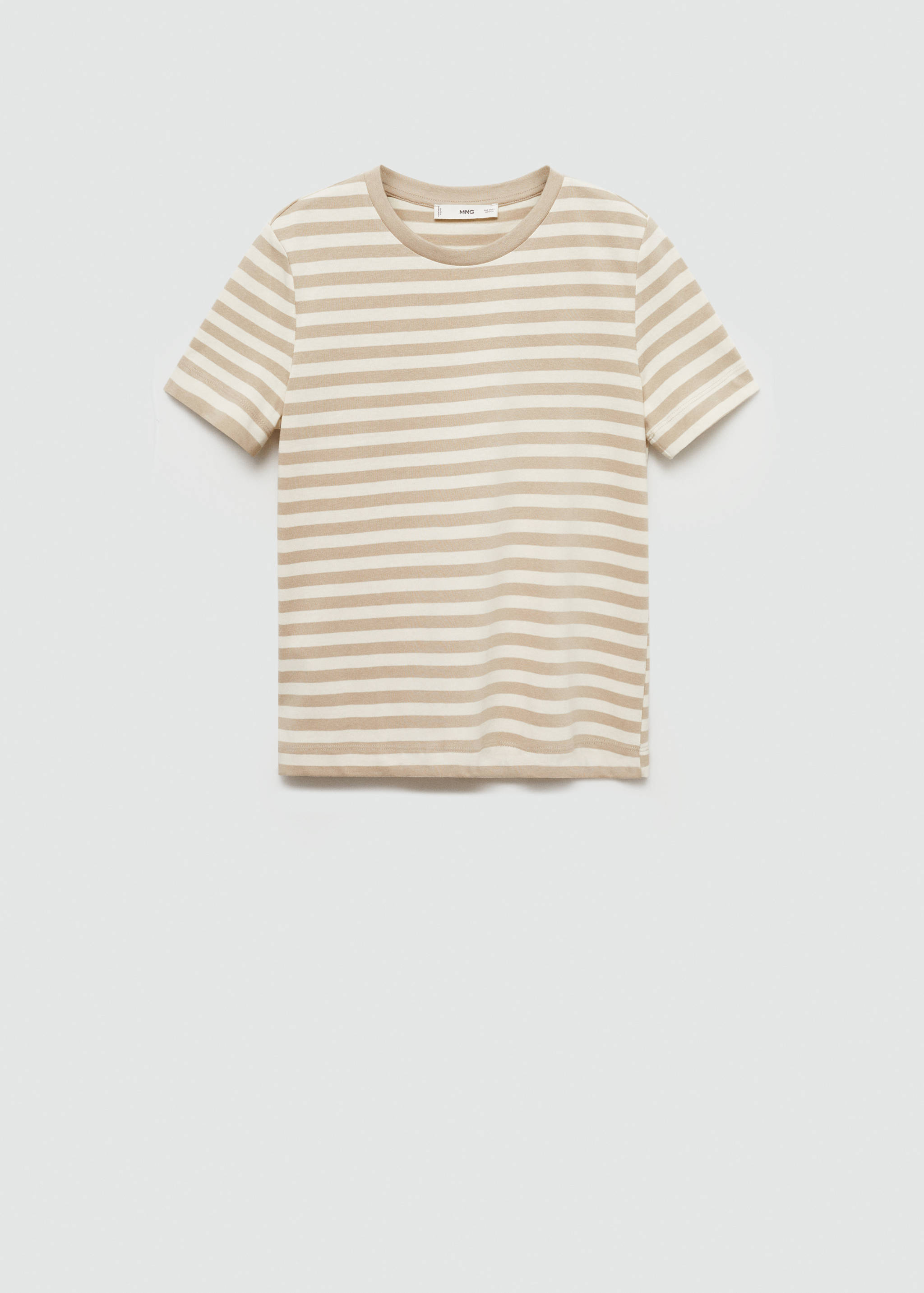 Striped cotton T-shirt - Article without model