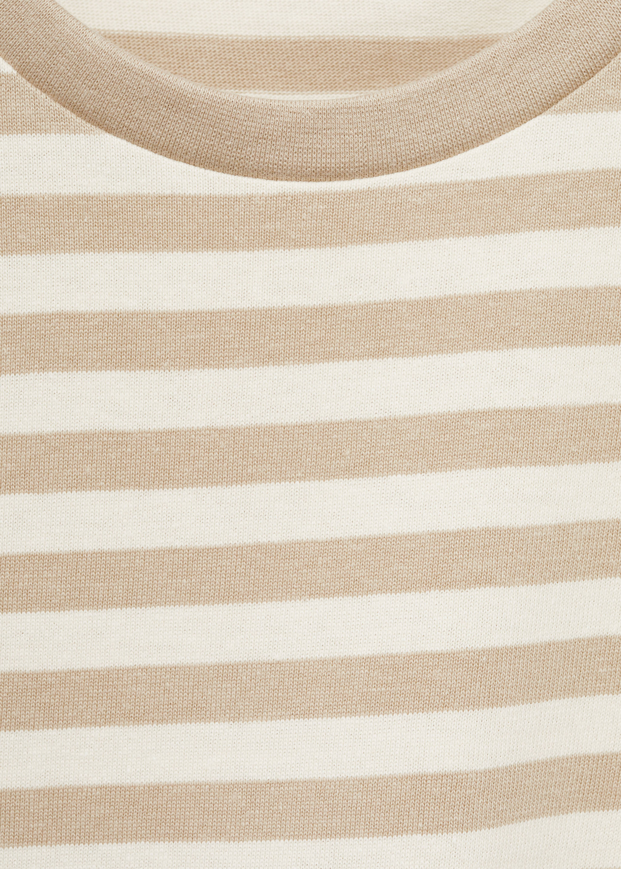 Striped cotton T-shirt - Details of the article 8