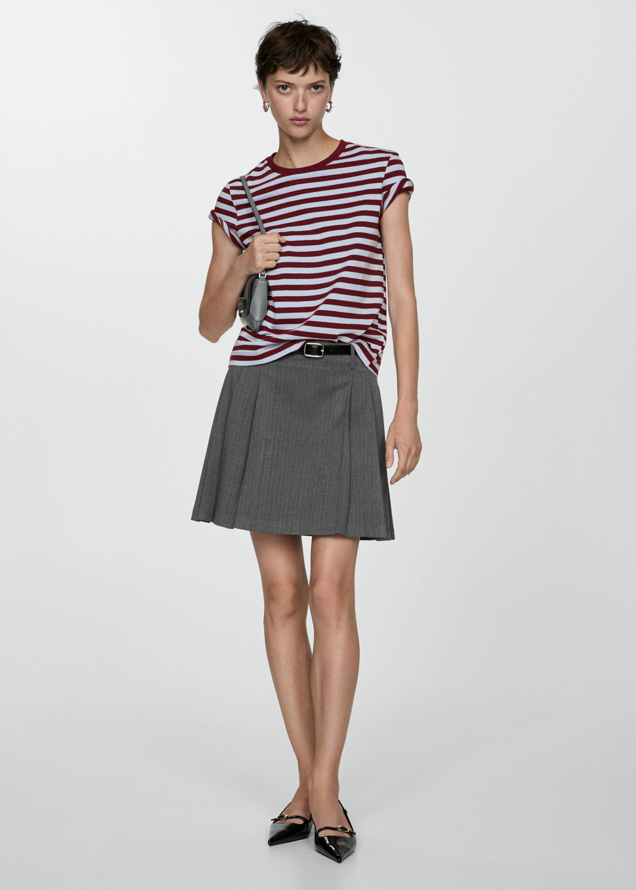 Striped cotton T-shirt - General plane