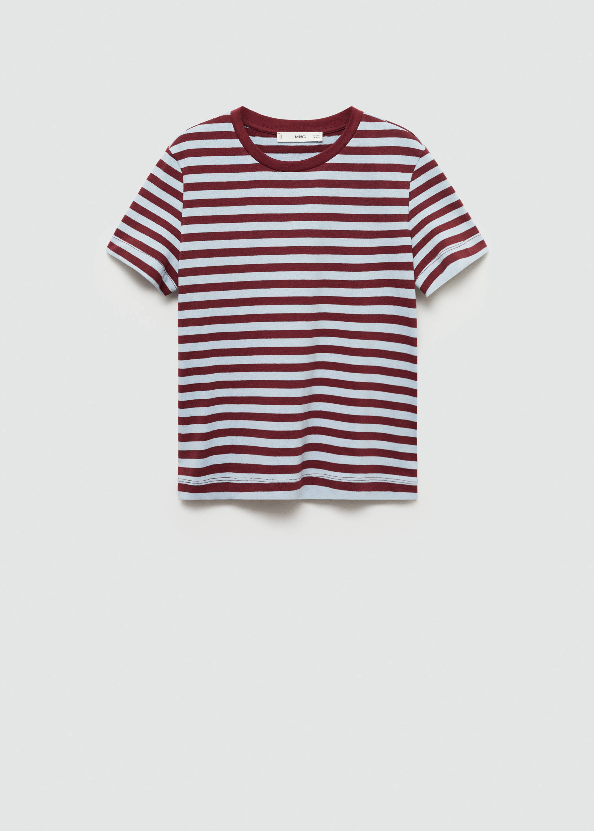 Striped cotton T-shirt - Article without model