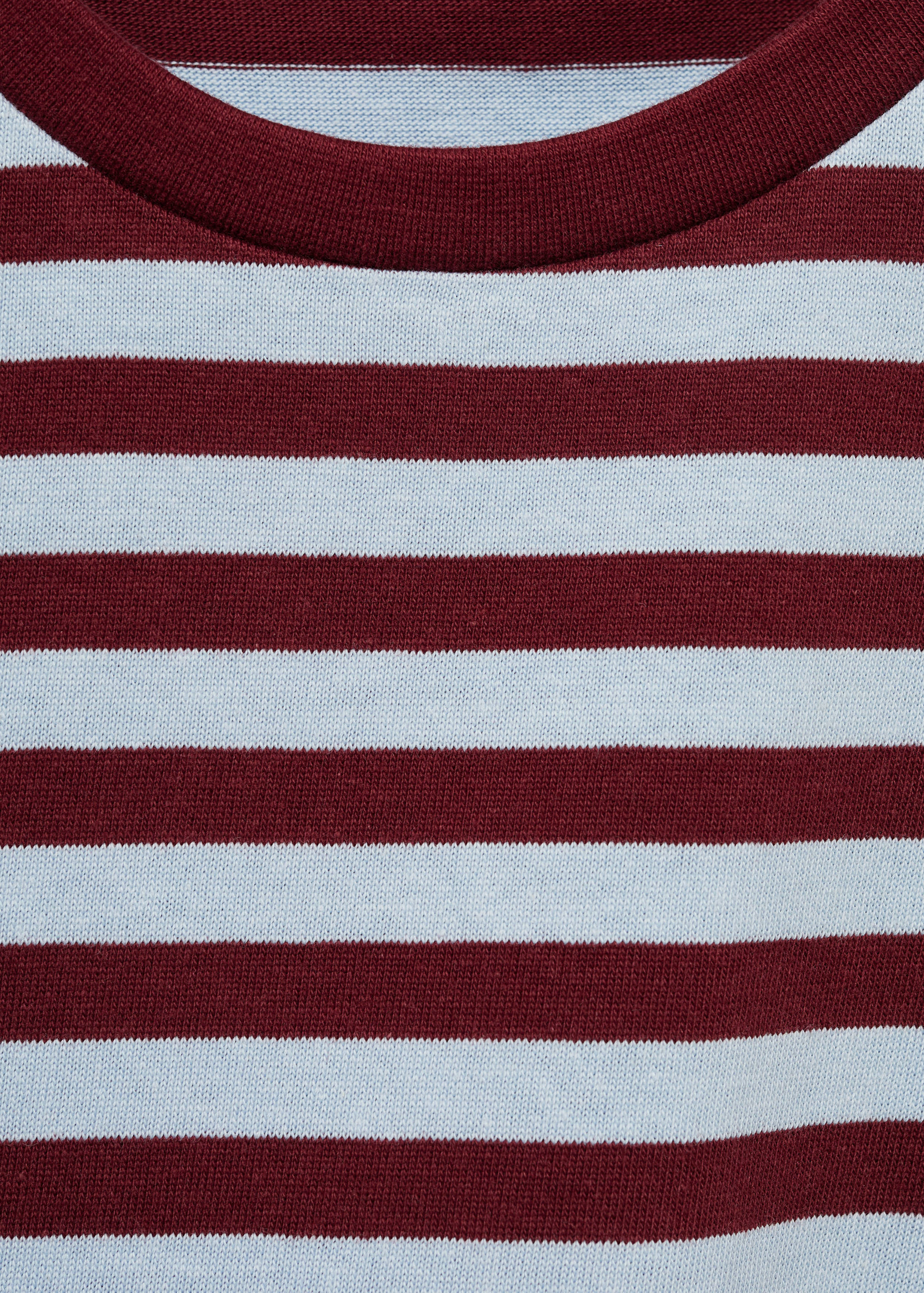 Striped cotton T-shirt - Details of the article 8