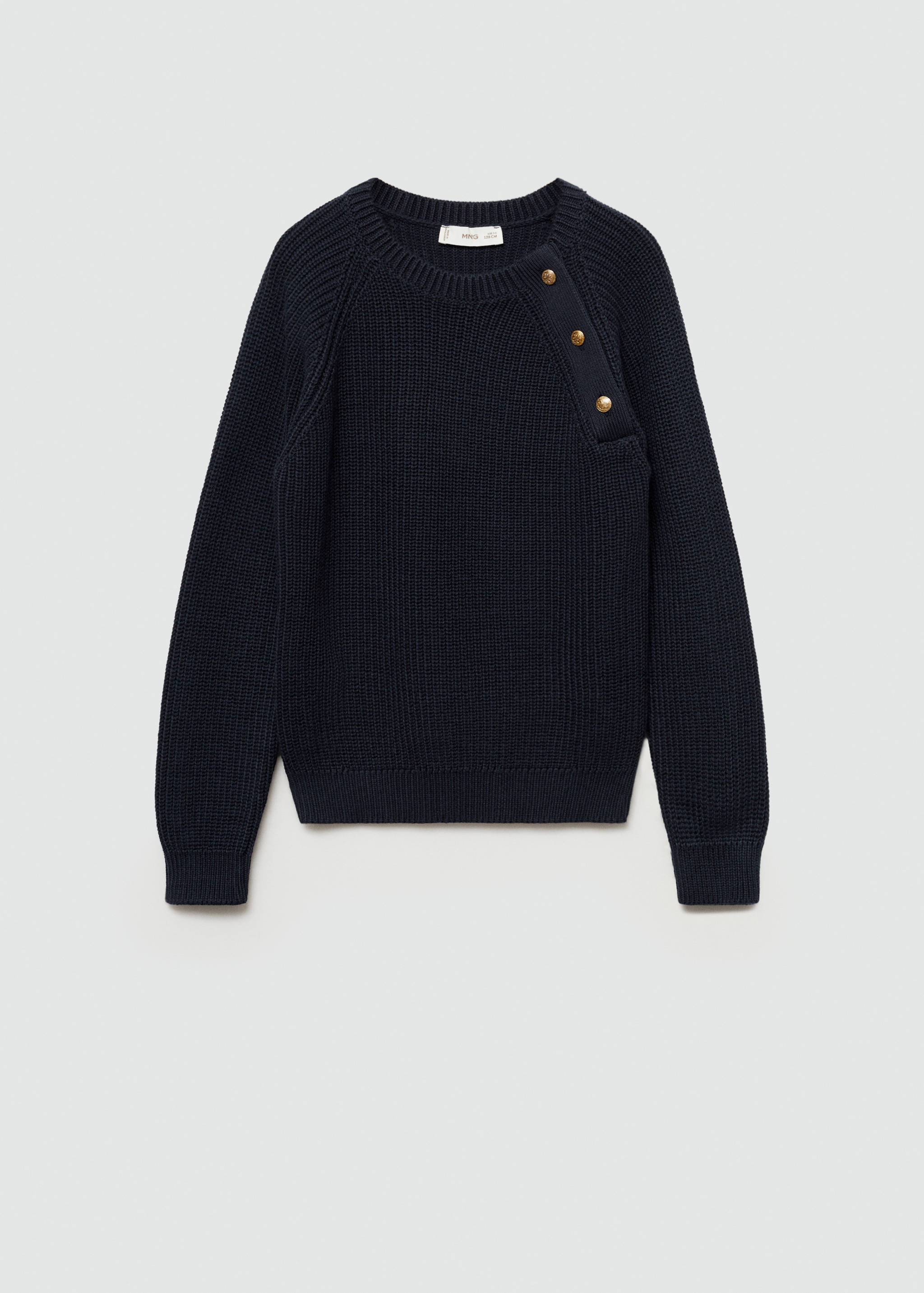 Buttons detail knit sweater - Article without model