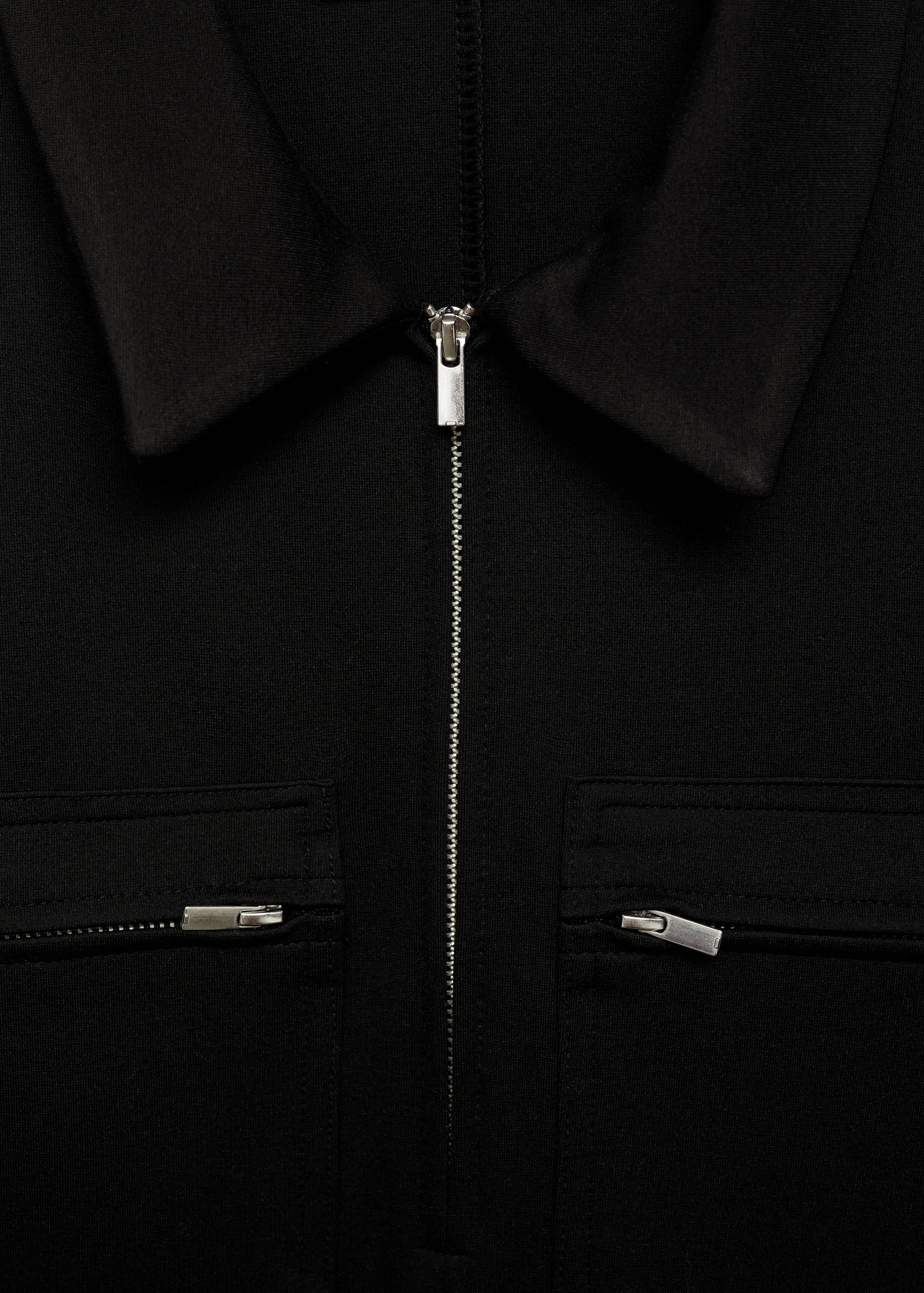 Polo-neck dress with pockets - Details of the article 8