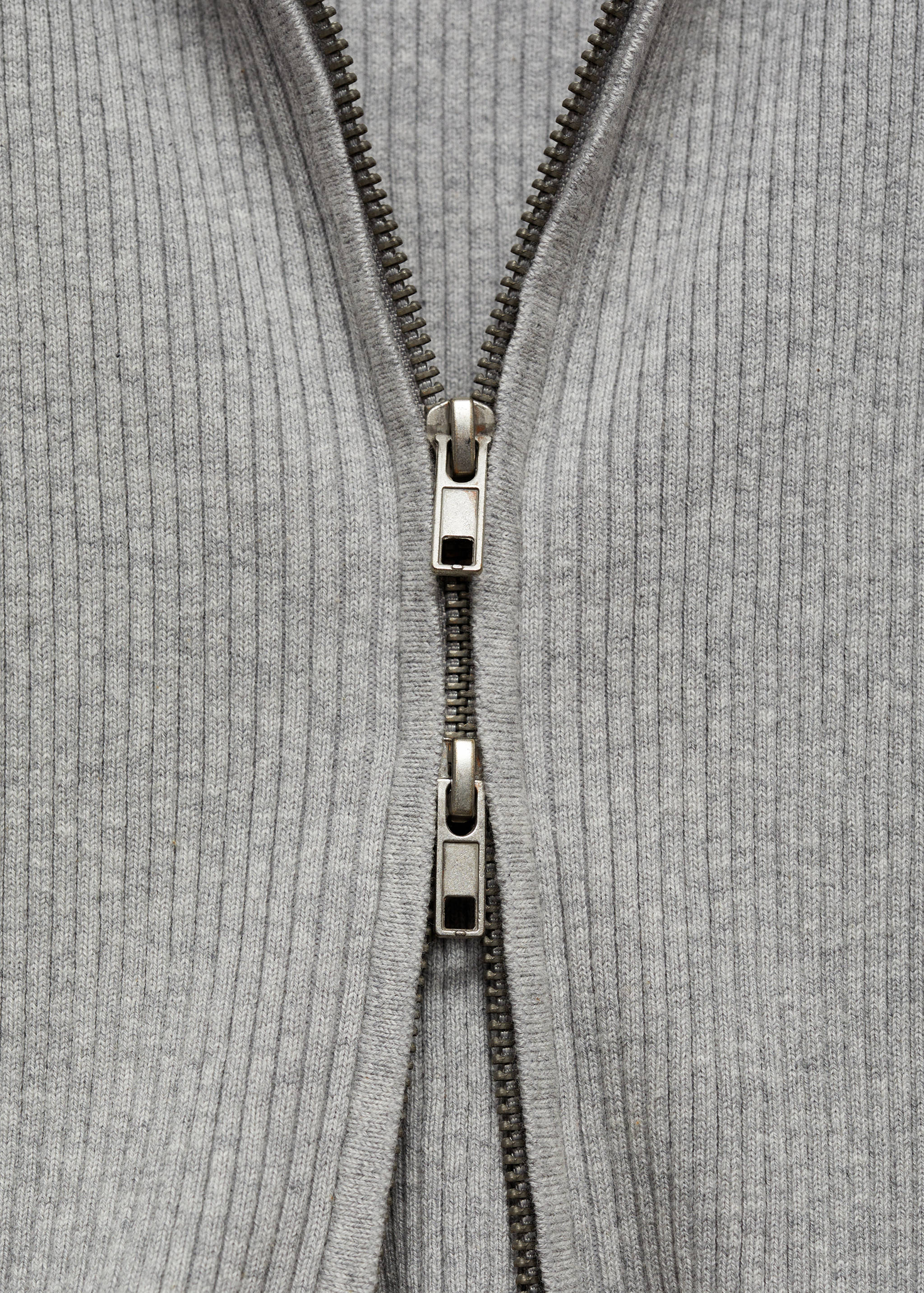Zipped knit cardigan - Details of the article 8