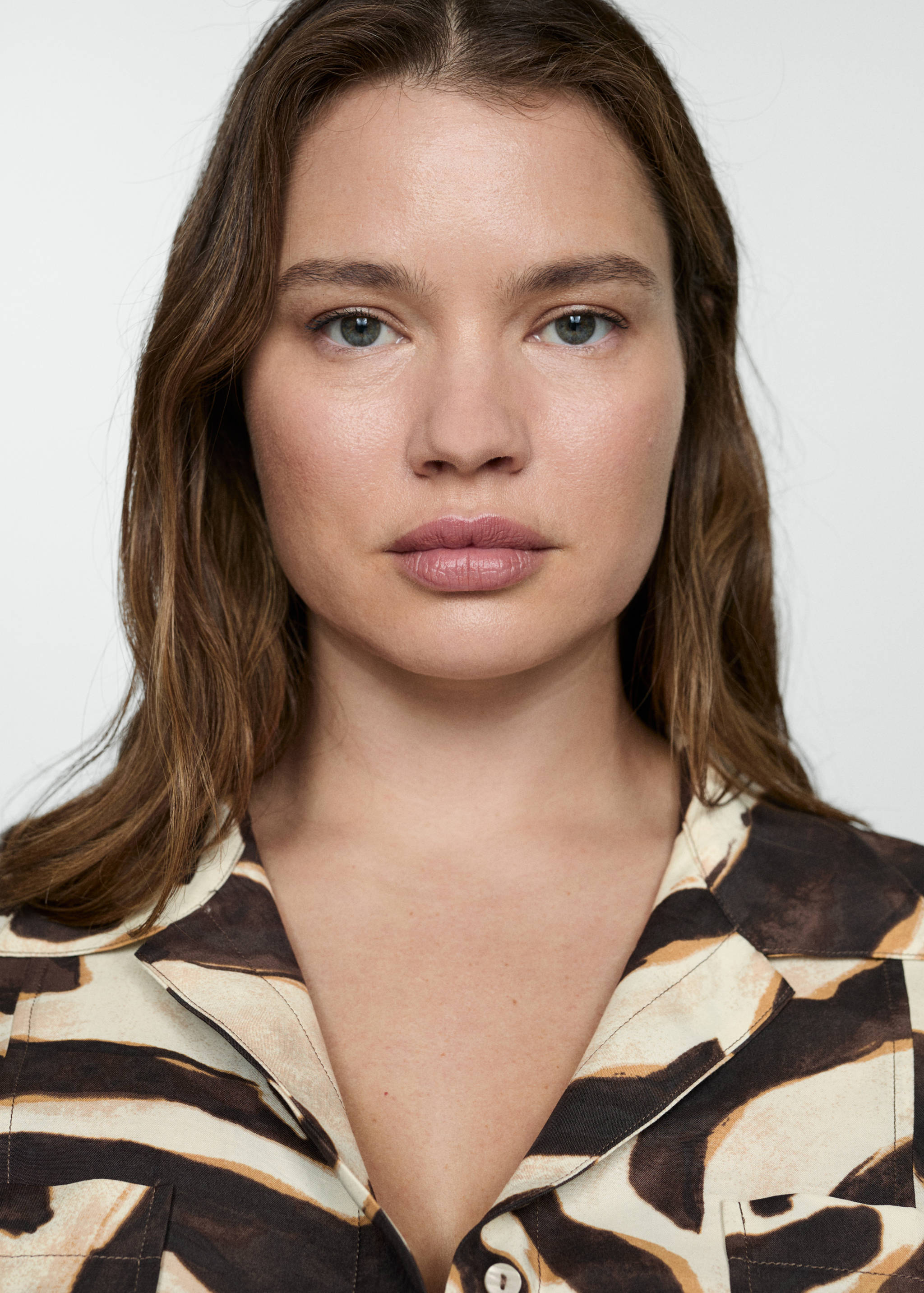 Animal-print jumpsuit with pockets - Details of the article 4