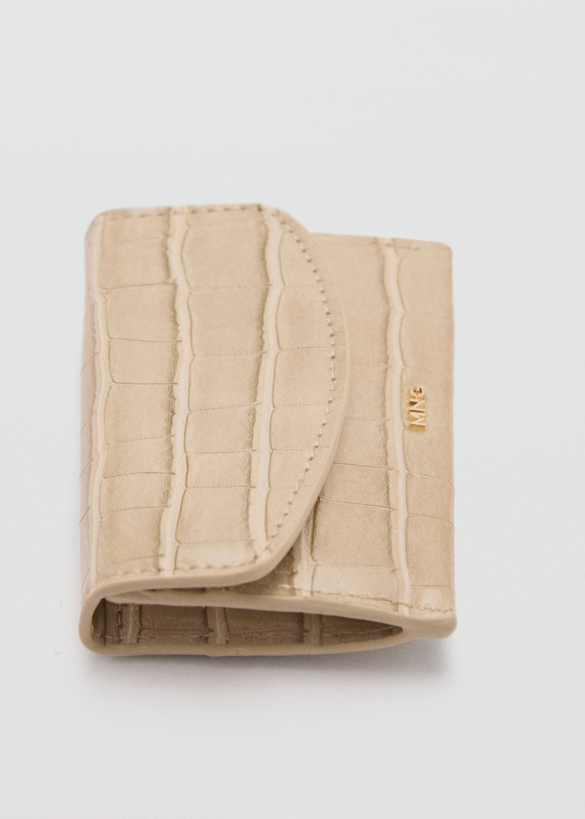 Crocodile-effect purse - Medium plane