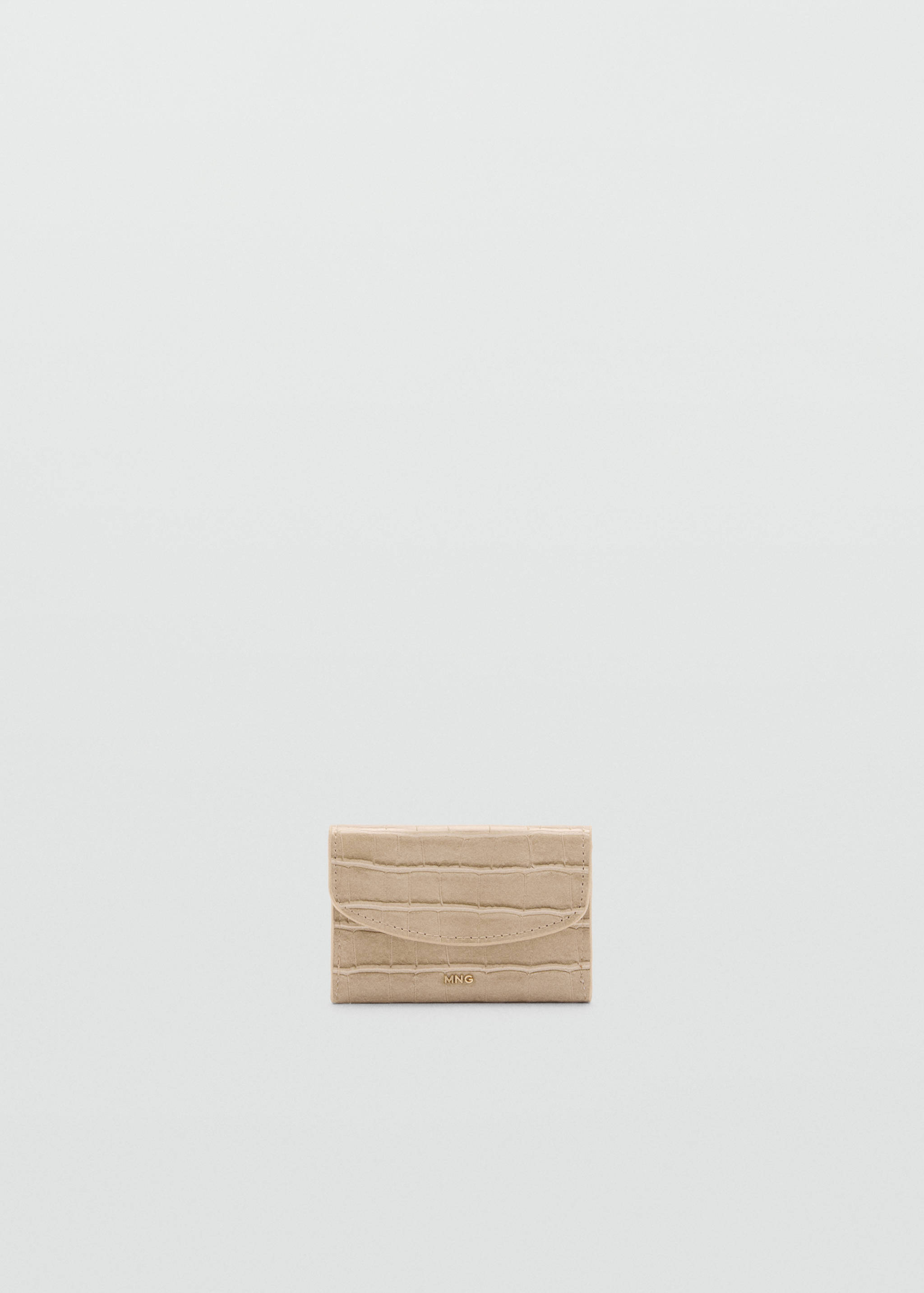 Crocodile-effect purse - Article without model