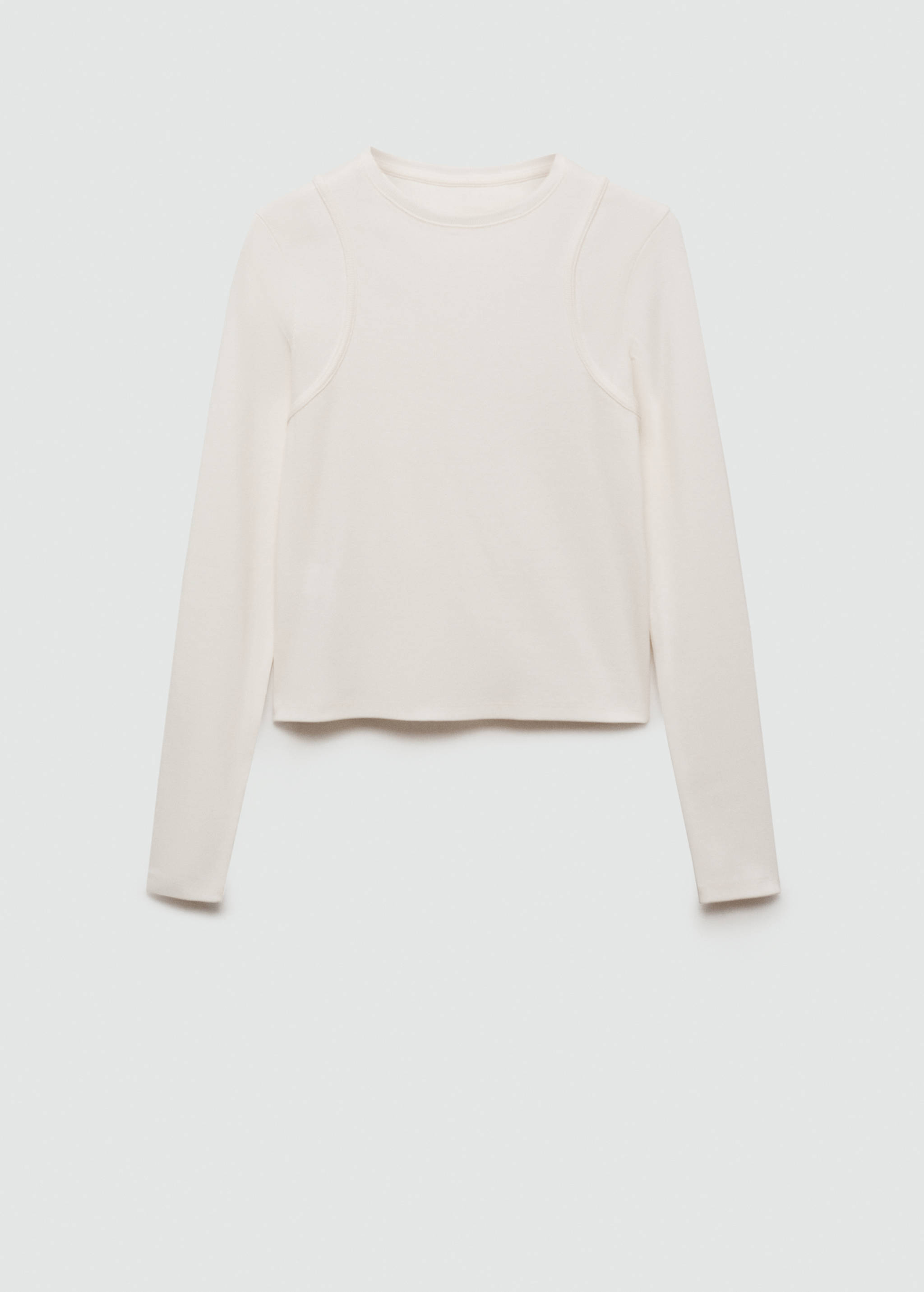 T-shirt with seam detail - Article without model