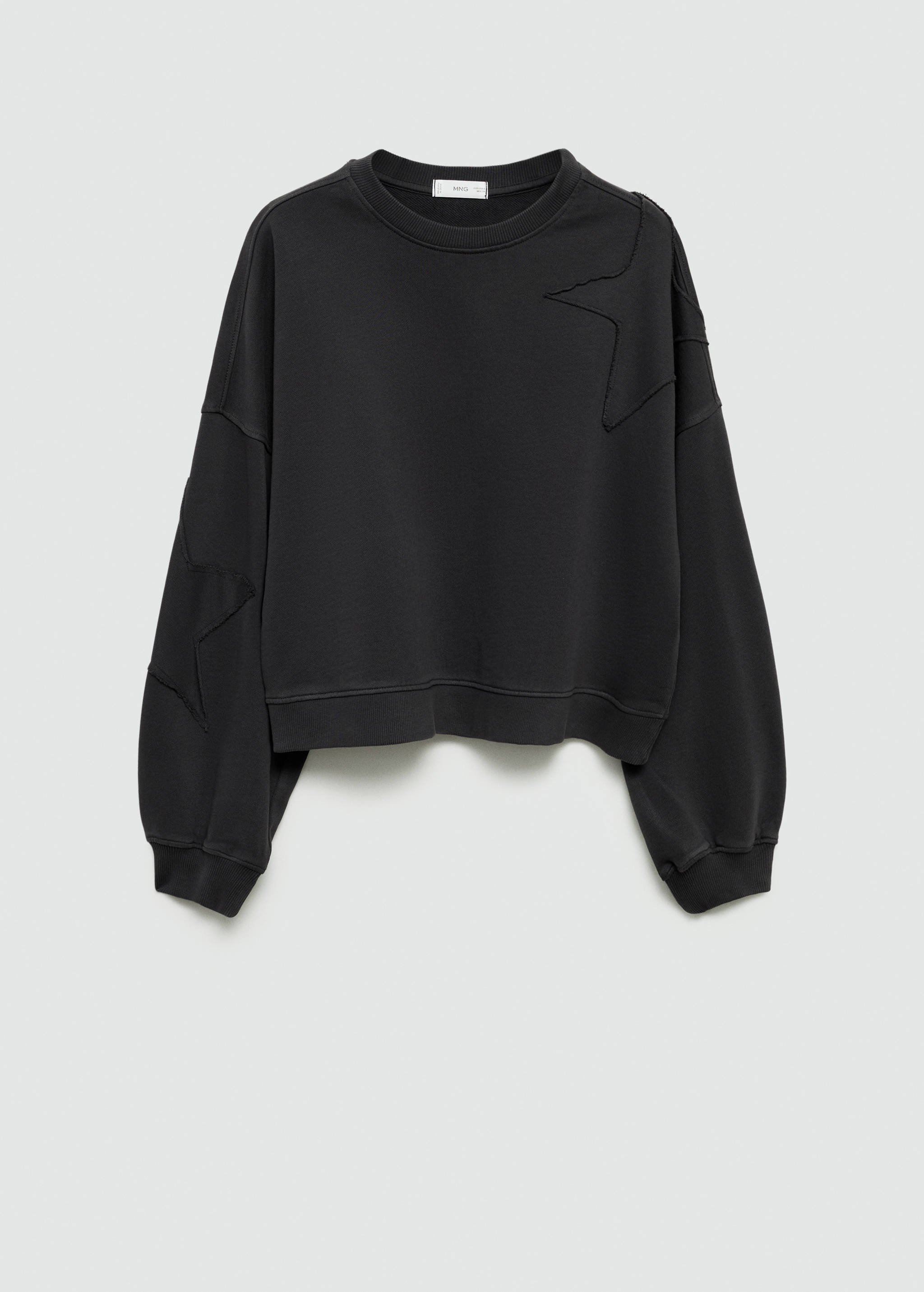 Embroidered stars sweatshirt - Article without model